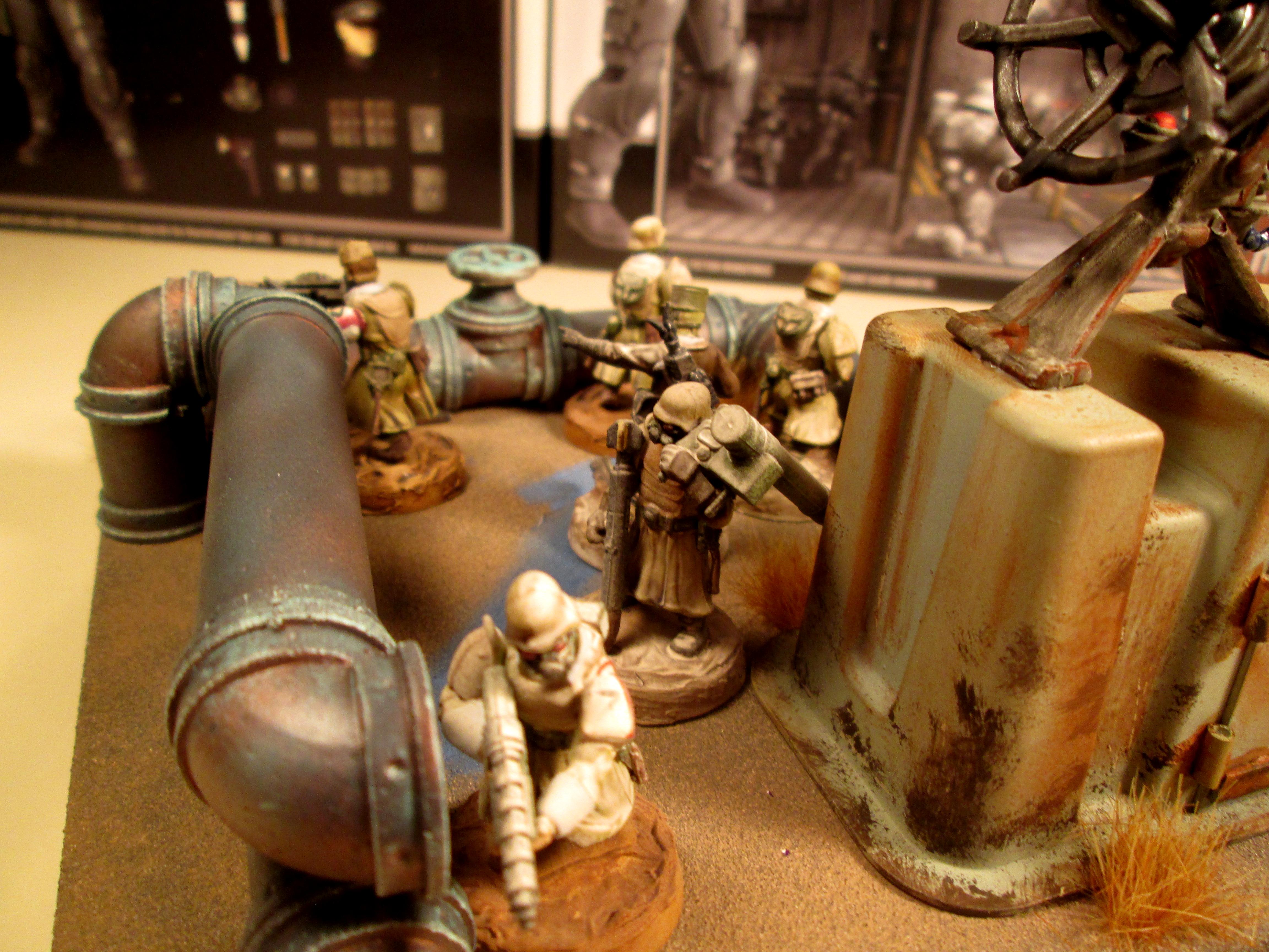 Flight, Flyer, Necromunda, Pad, Terrain