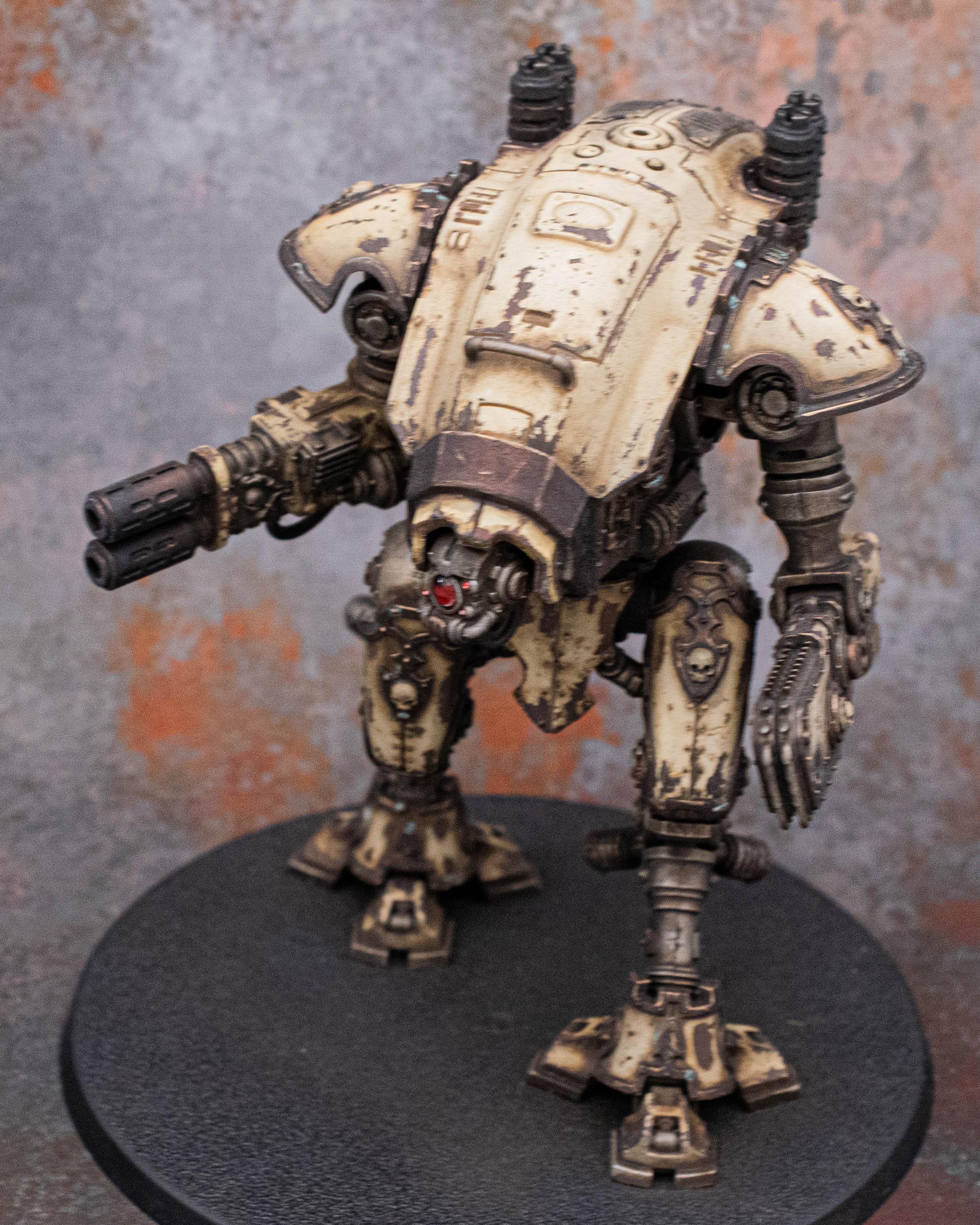 Armiger Warglaive, Dark Mechanics, Imperial Knight, Weathered