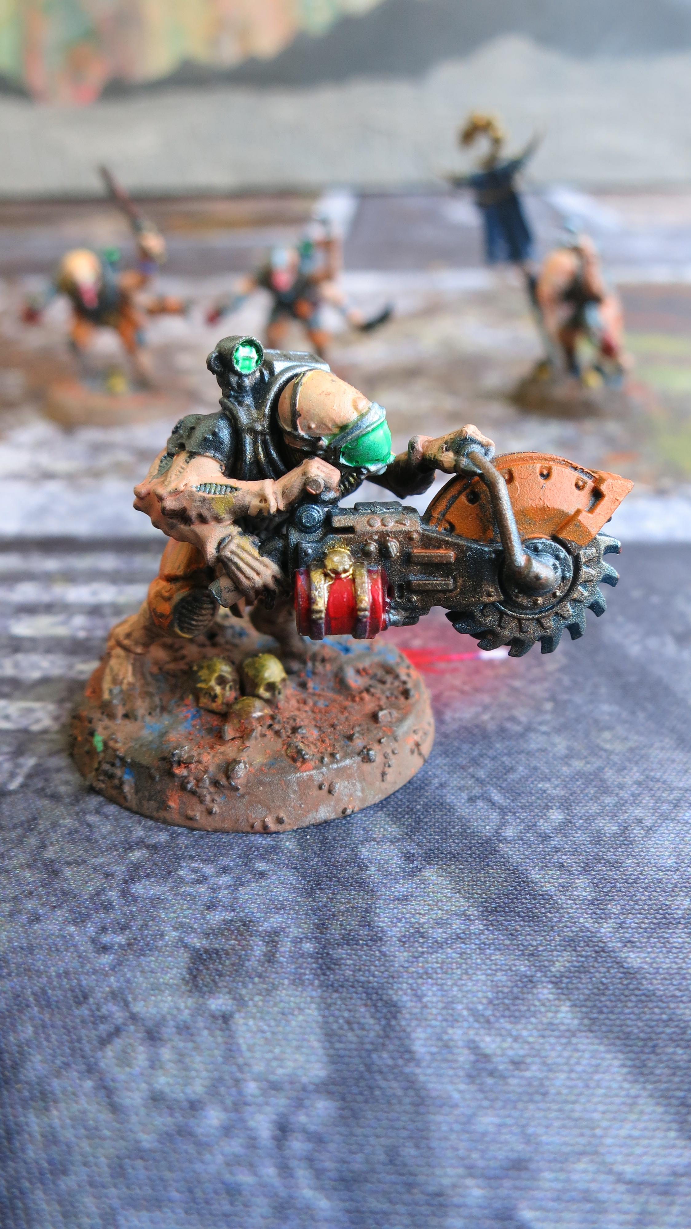 Acolyte Hybrid, Genestealer Cult, Heavy Rock Saw