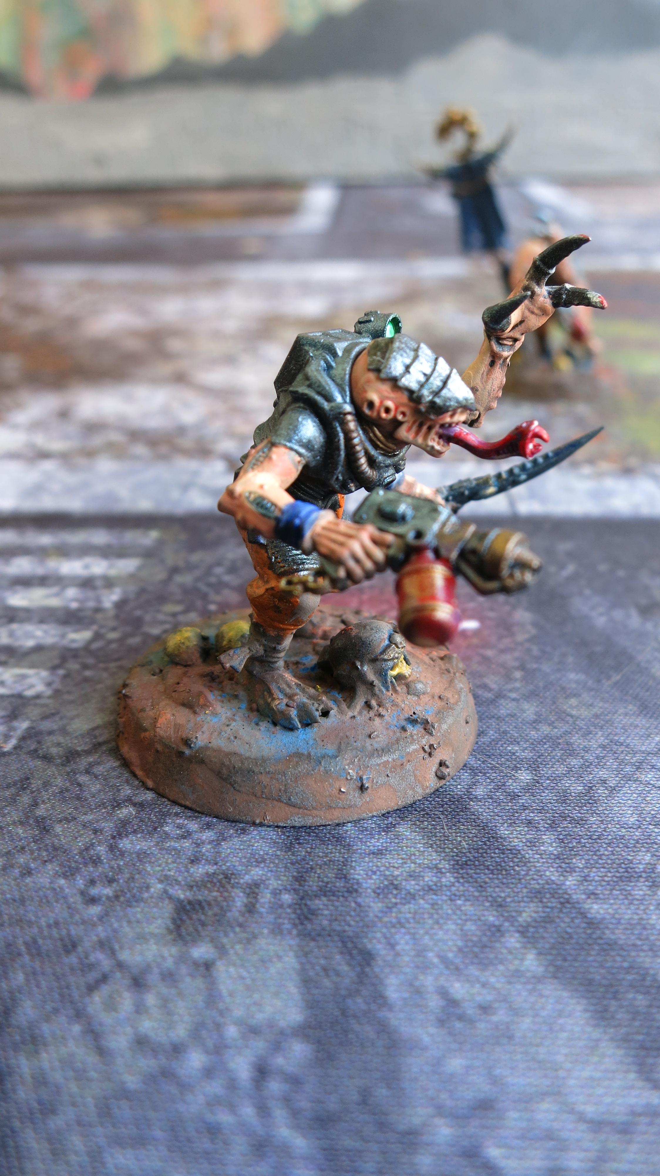 Acolyte Hybrid, Genestealer Cult, Hand Flamer