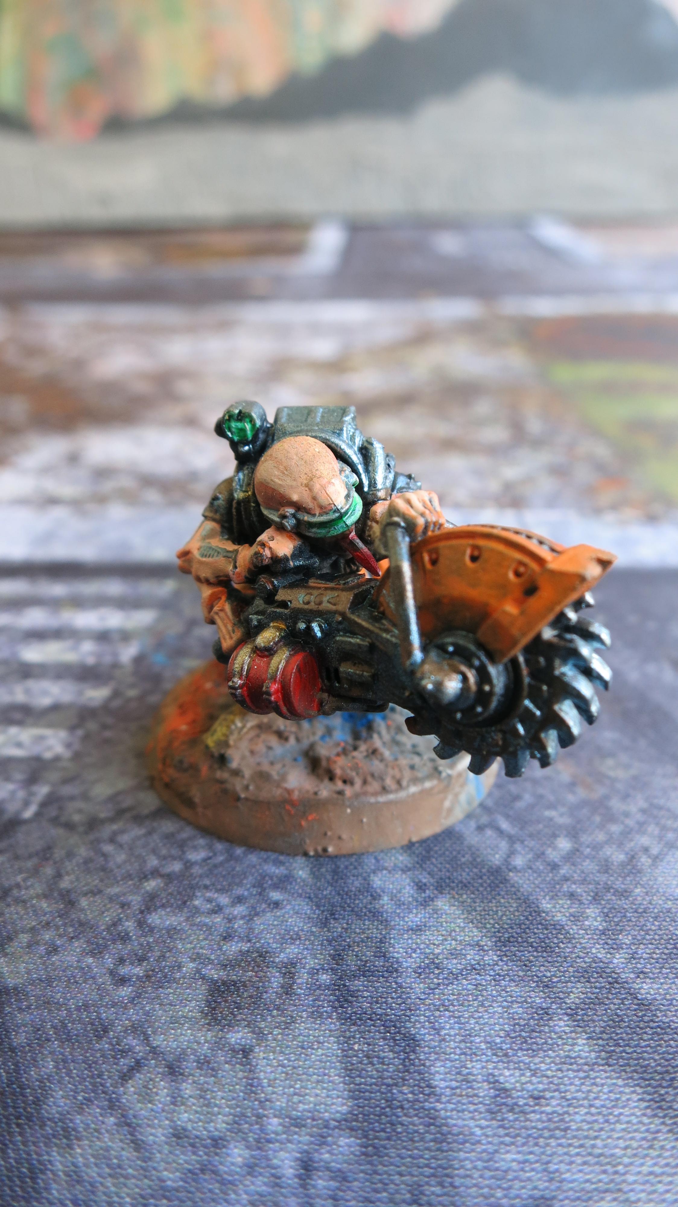 Acolyte Hybrid, Genestealer Cult, Heavy Rock Saw