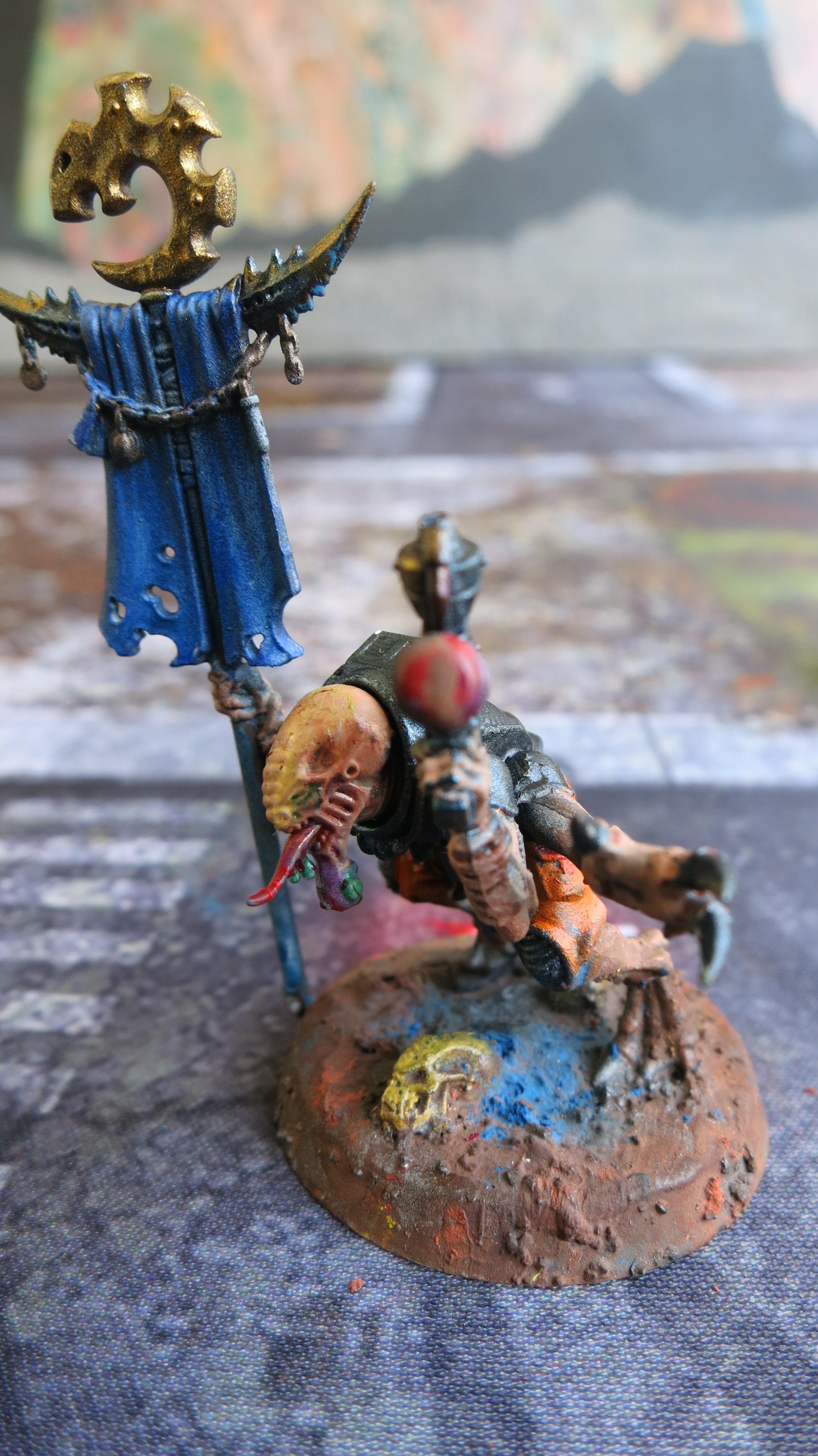 Acolyte Hybrid, Cult Icon, Genestealer Cult, Heavy Flamer