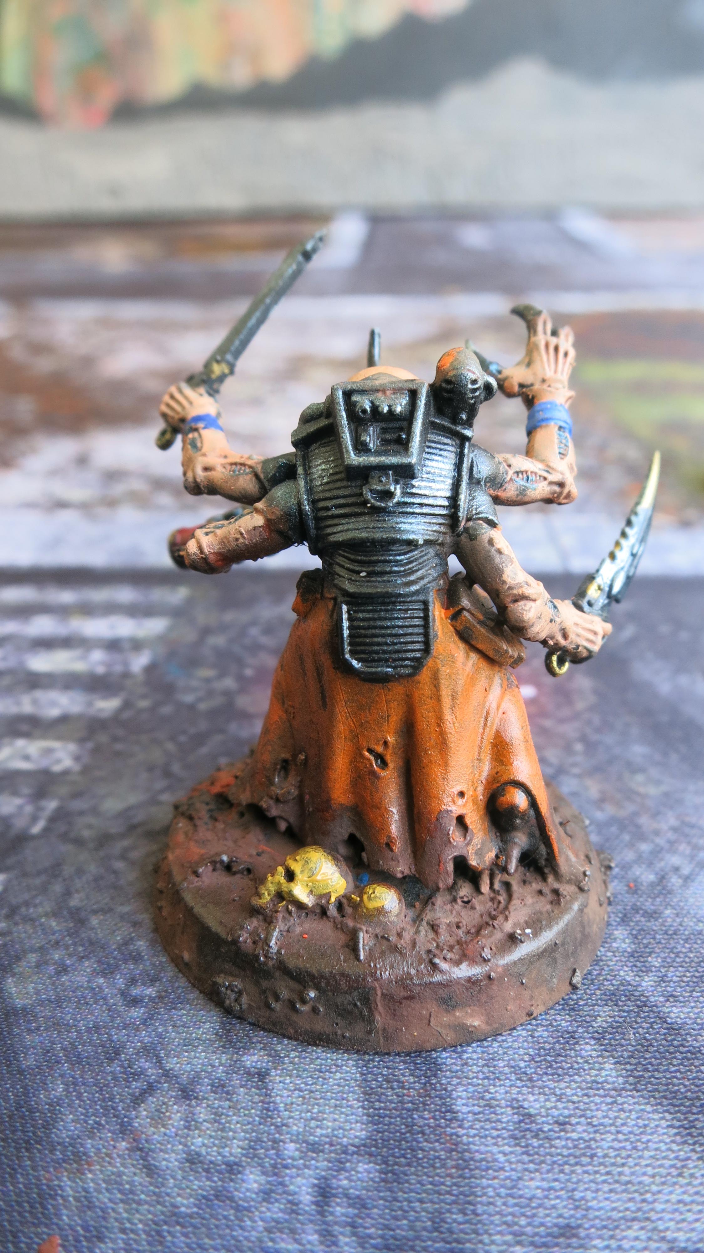 Acolyte Leader, Genestealer Cult, Heavy Flamer, Neophyte Hybrid