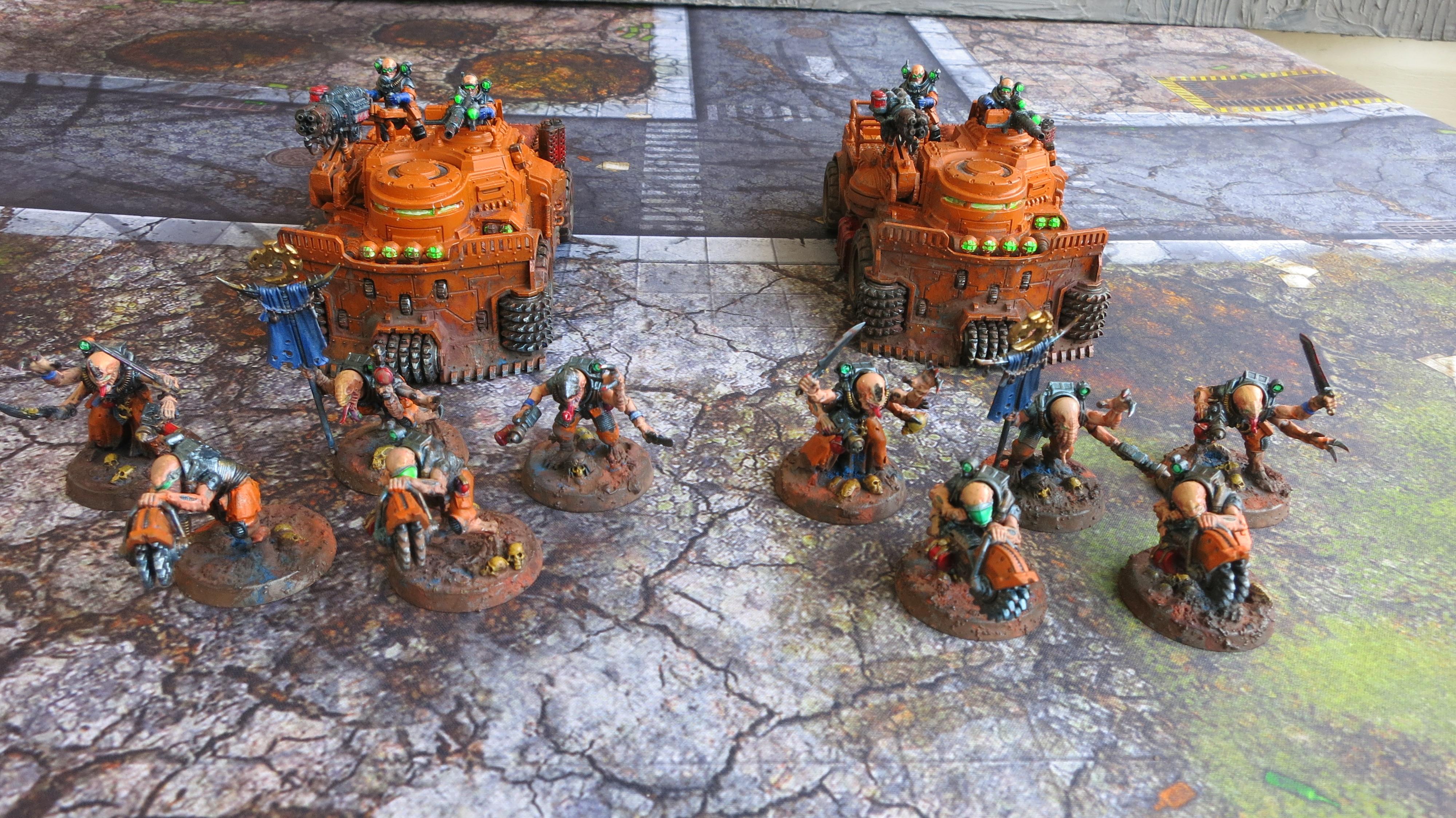 Genestealer Cult, Goliath Rockgrinder, Neophyte Hybrid