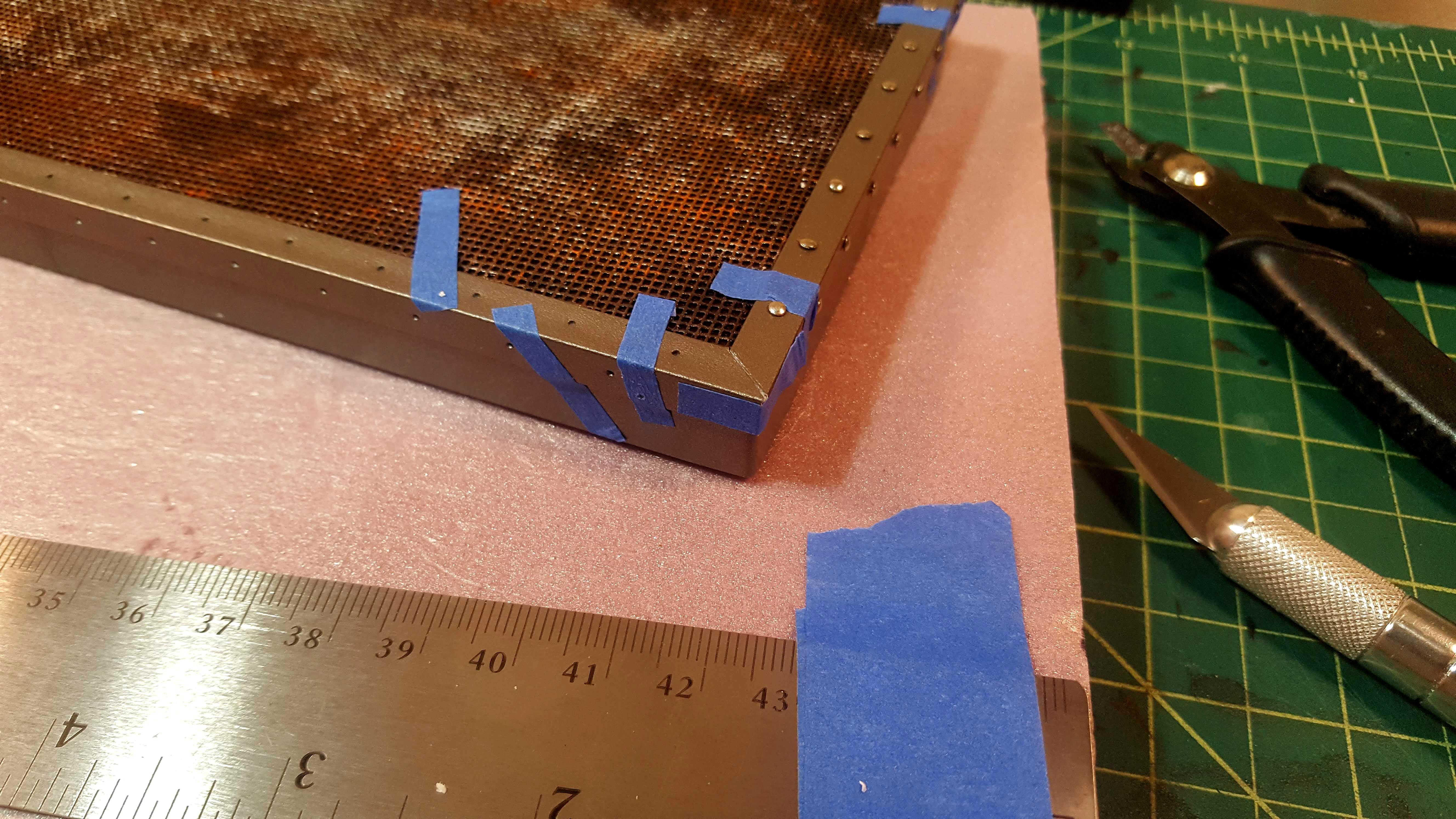 Slow progress on riveting