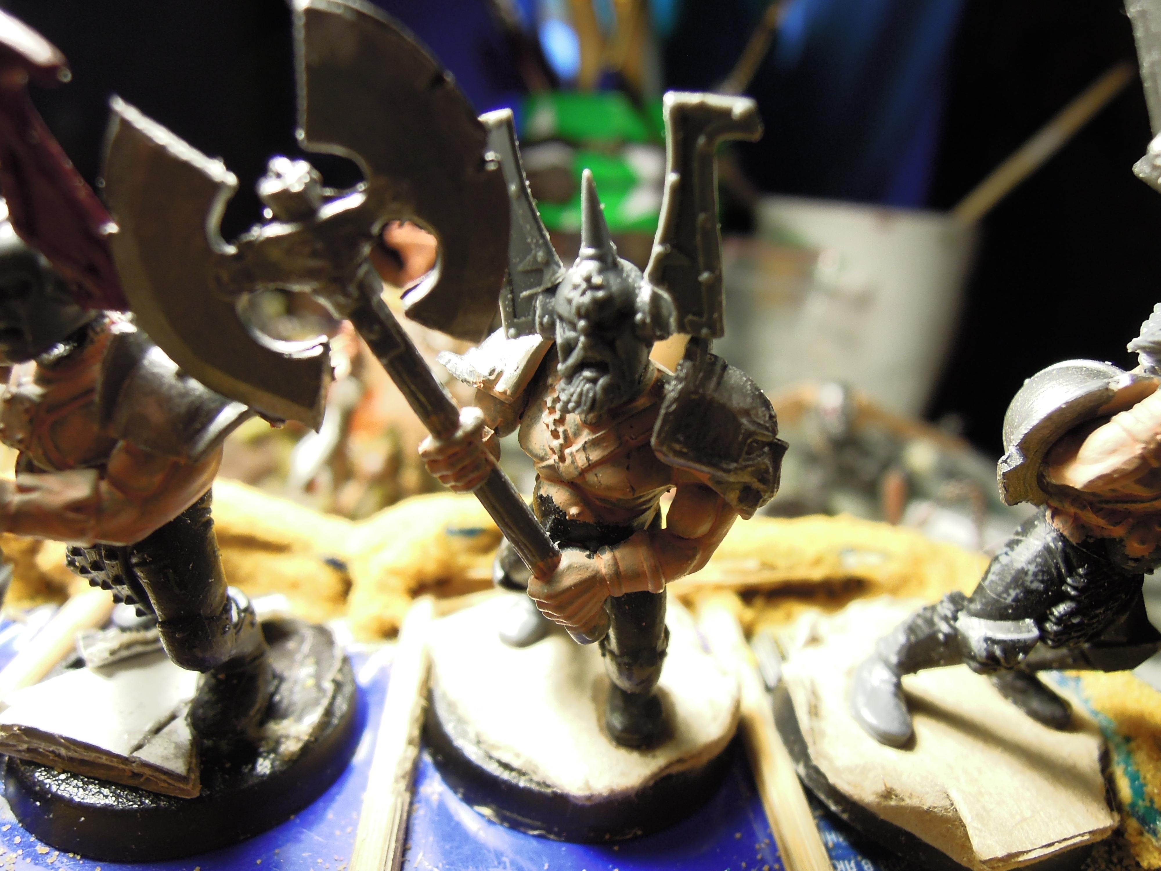 Age Of Sigmar, Ax, Barbarian, Berserk, Berserkers, Berzerker, Chaos, Conversion, Great Weapon, Infantry, Khorne, Marauders, Norsca, Poleaxe, Regiment, Slaves To Darkness, Warband, Warhammer Fantasy Battles, Work In Progress