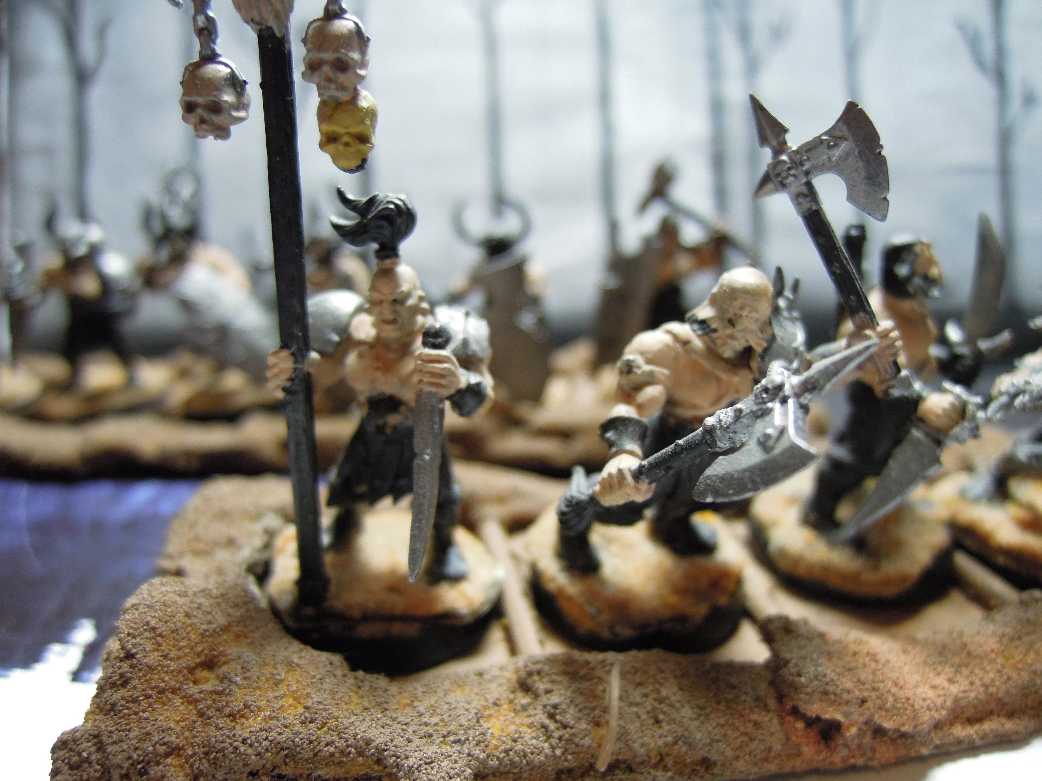 Age Of Sigmar, Banner, Barbarian, Chaos, Conversion, Infantry, Marauders, Norsca, Regiment, Slaves To Darkness, Warband, Warhammer Fantasy Battles, Work In Progress