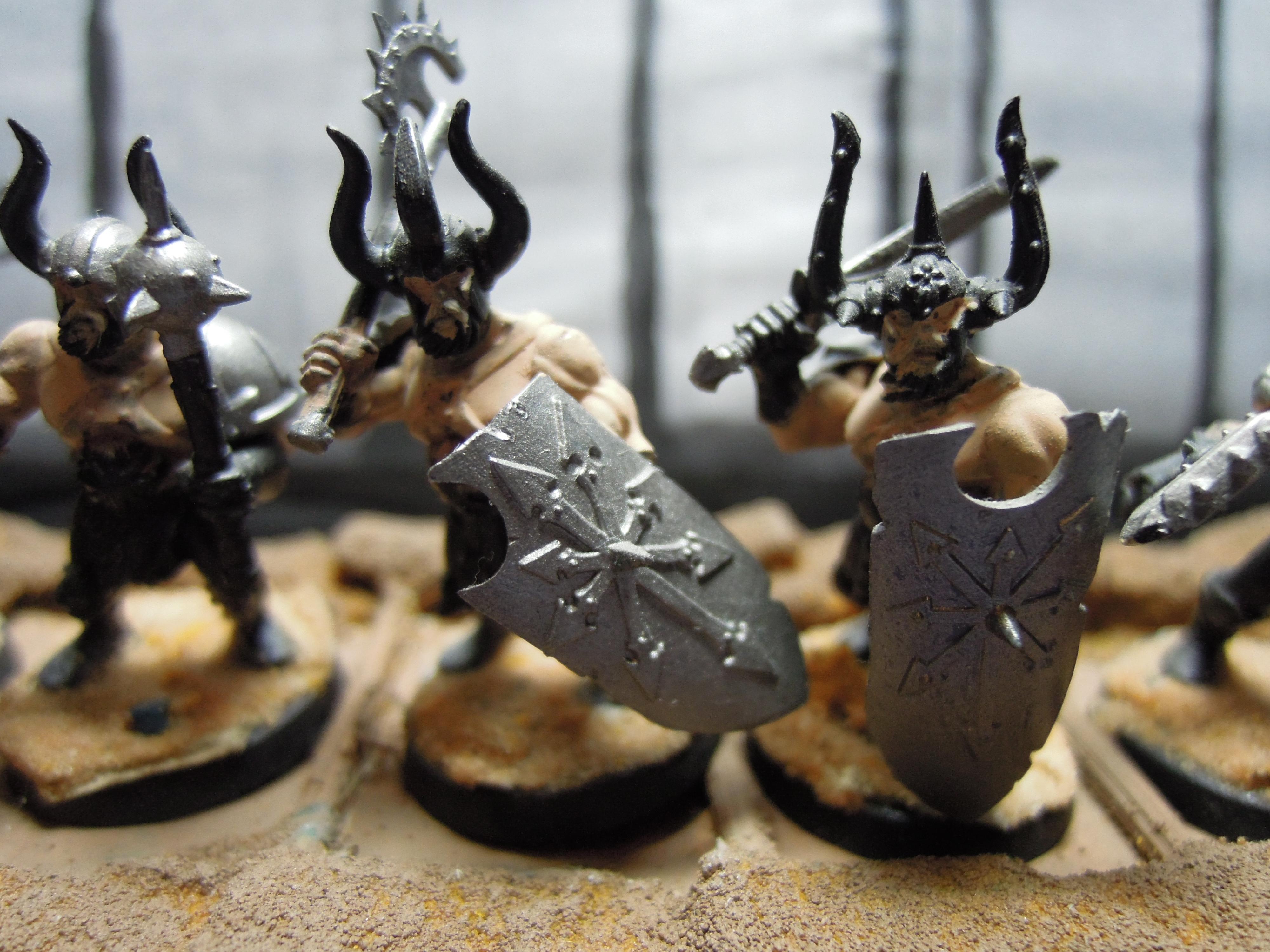 Age Of Sigmar, Barbarian, Chaos, Conversion, Infantry, Marauders, Norsca, Regiment, Shield, Slaves To Darkness, Warband, Warhammer Fantasy Battles, Work In Progress