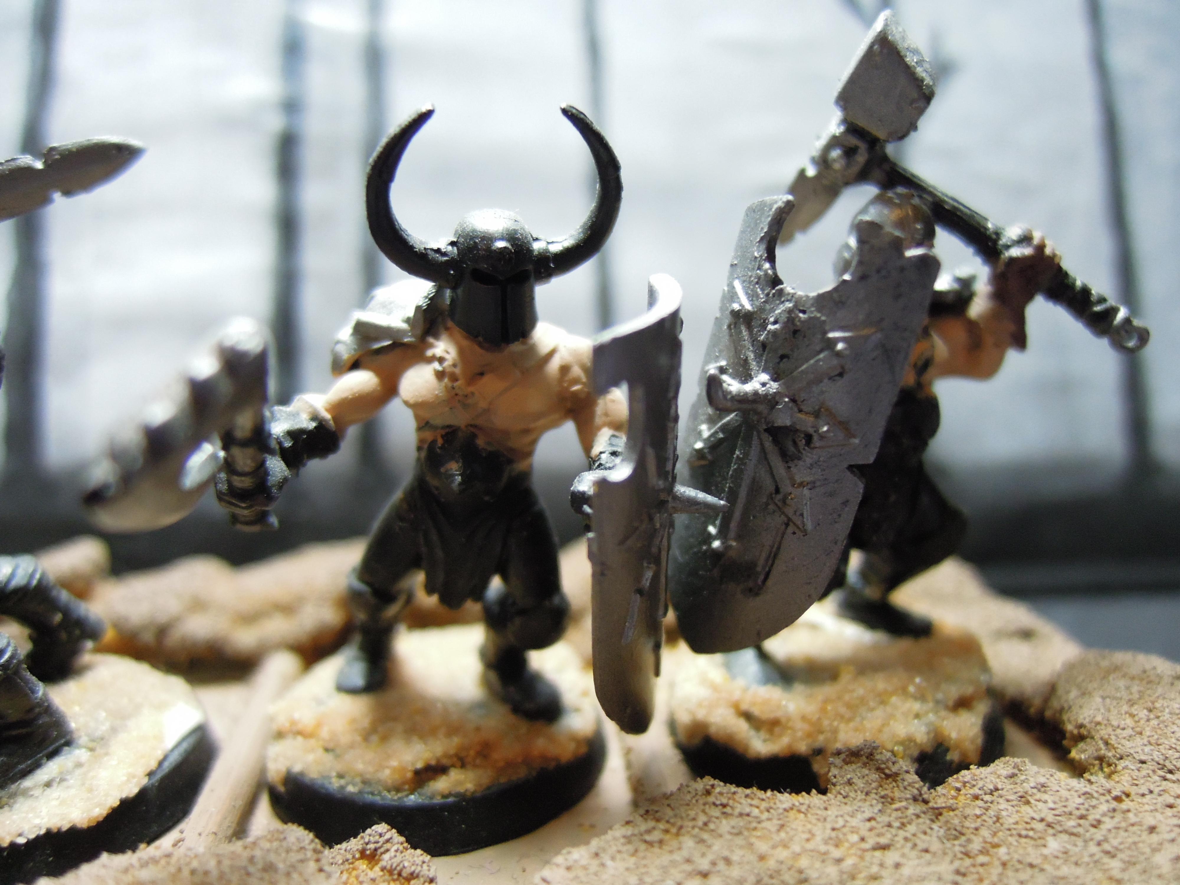 Age Of Sigmar, Barbarian, Chaos, Conversion, Infantry, Marauders, Norsca, Regiment, Shield, Slaves To Darkness, Warband, Warhammer Fantasy Battles, Work In Progress