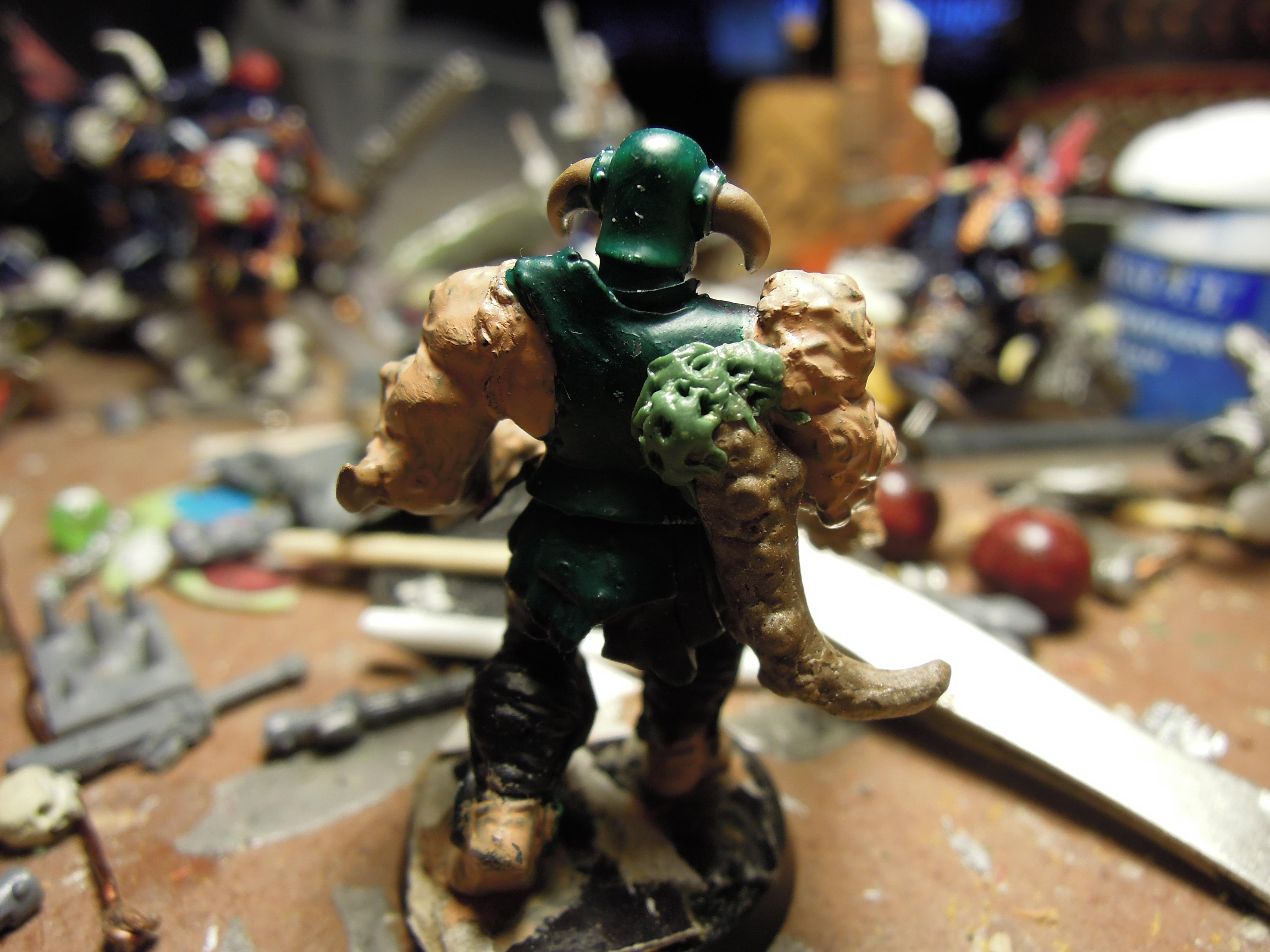 Age Of Sigmar, Barbarian, Brownstuff, Chaos, Chaos Warrior, Conversion, Decay, Forsaken, Greenstuff, Infantry, Mutant, Norsca, Nurgle, Regiment, Slaves To Darkness, Tentacle, Warband, Warhammer Fantasy, Warriors, Work In Progress