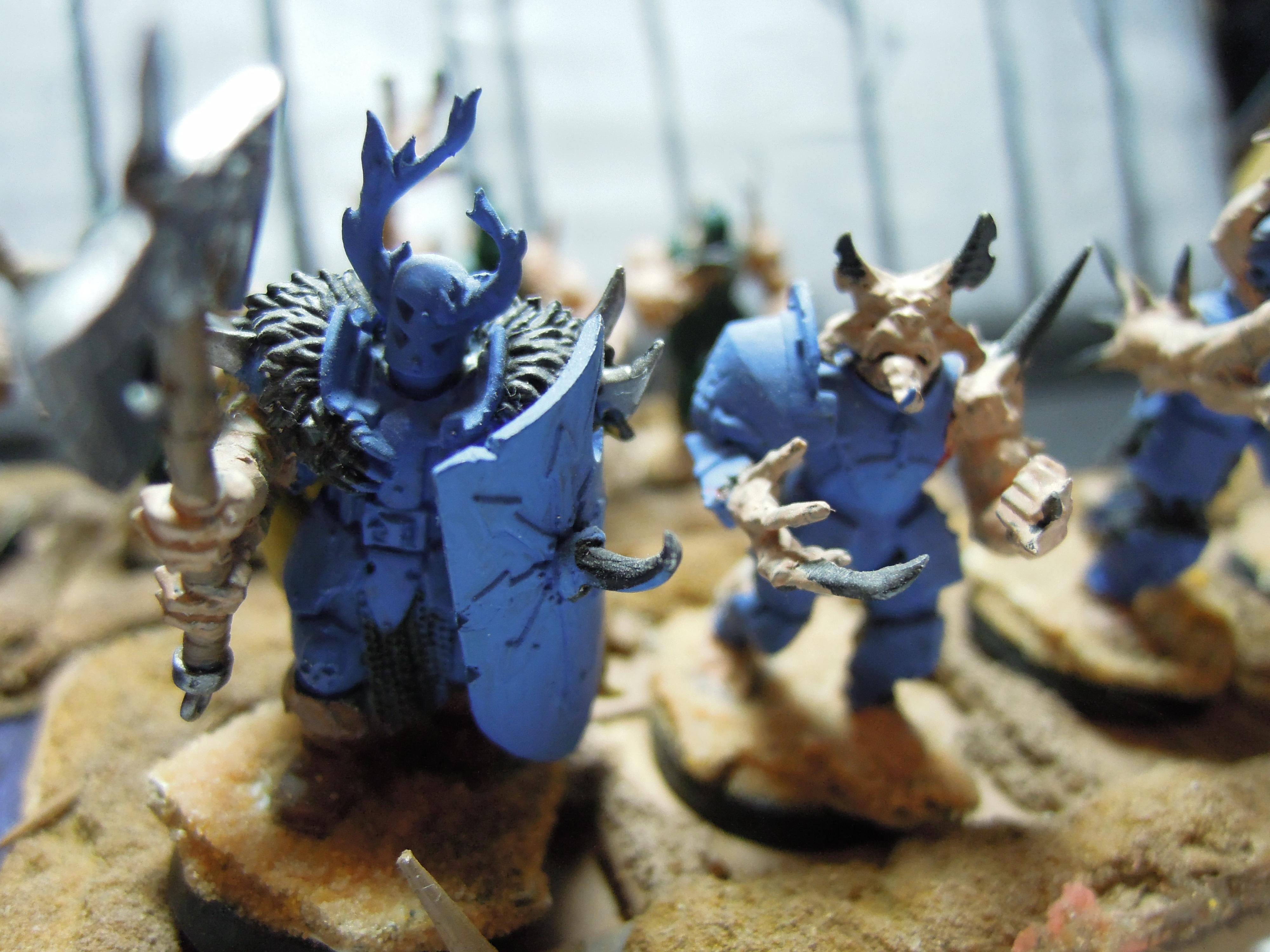 Age Of Sigmar, Barbarian, Chaos, Chaos Warrior, Conversion, Forsaken, Infantry, Mutant, Norsca, Regiment, Slaves To Darkness, Tzeentch, Warband, Warhammer Fantasy, Warriors, Work In Progress