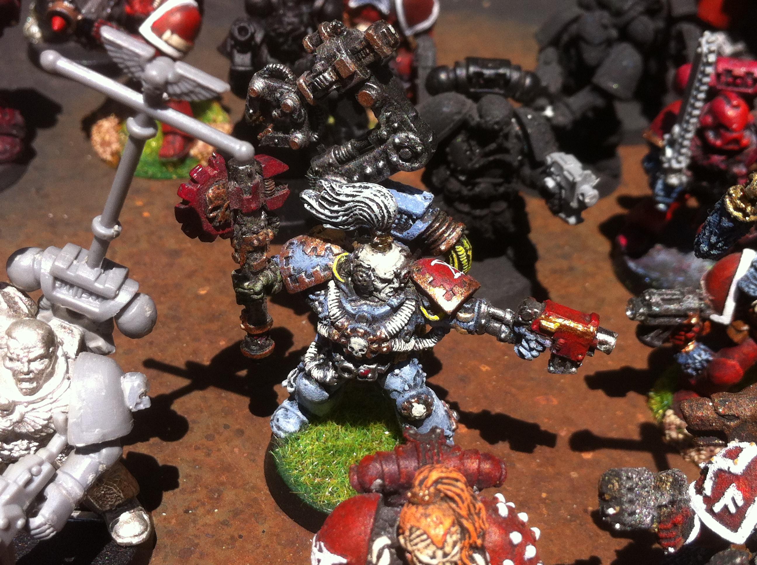 Conversion, Crazy, Dreadnought, Hands, Ih, Iron, Mad, Old, Oldhammer, Parts, Red, Sarkophagus, School, Scratch, Space, Space Marines, Wolfbrothers, Wolves