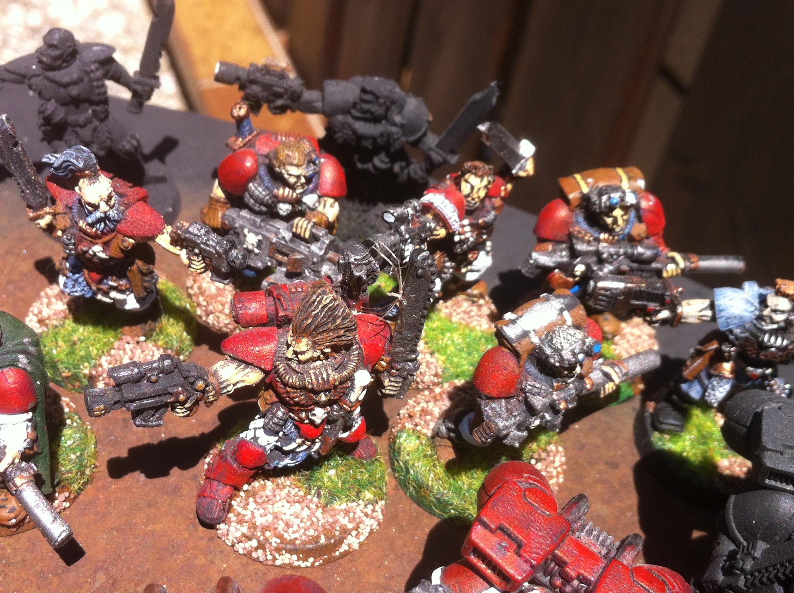 Conversion, Crazy, Dreadnought, Hands, Ih, Iron, Mad, Old, Oldhammer, Parts, Red, Sarkophagus, School, Scratch, Space, Space Marines, Wolfbrothers, Wolves