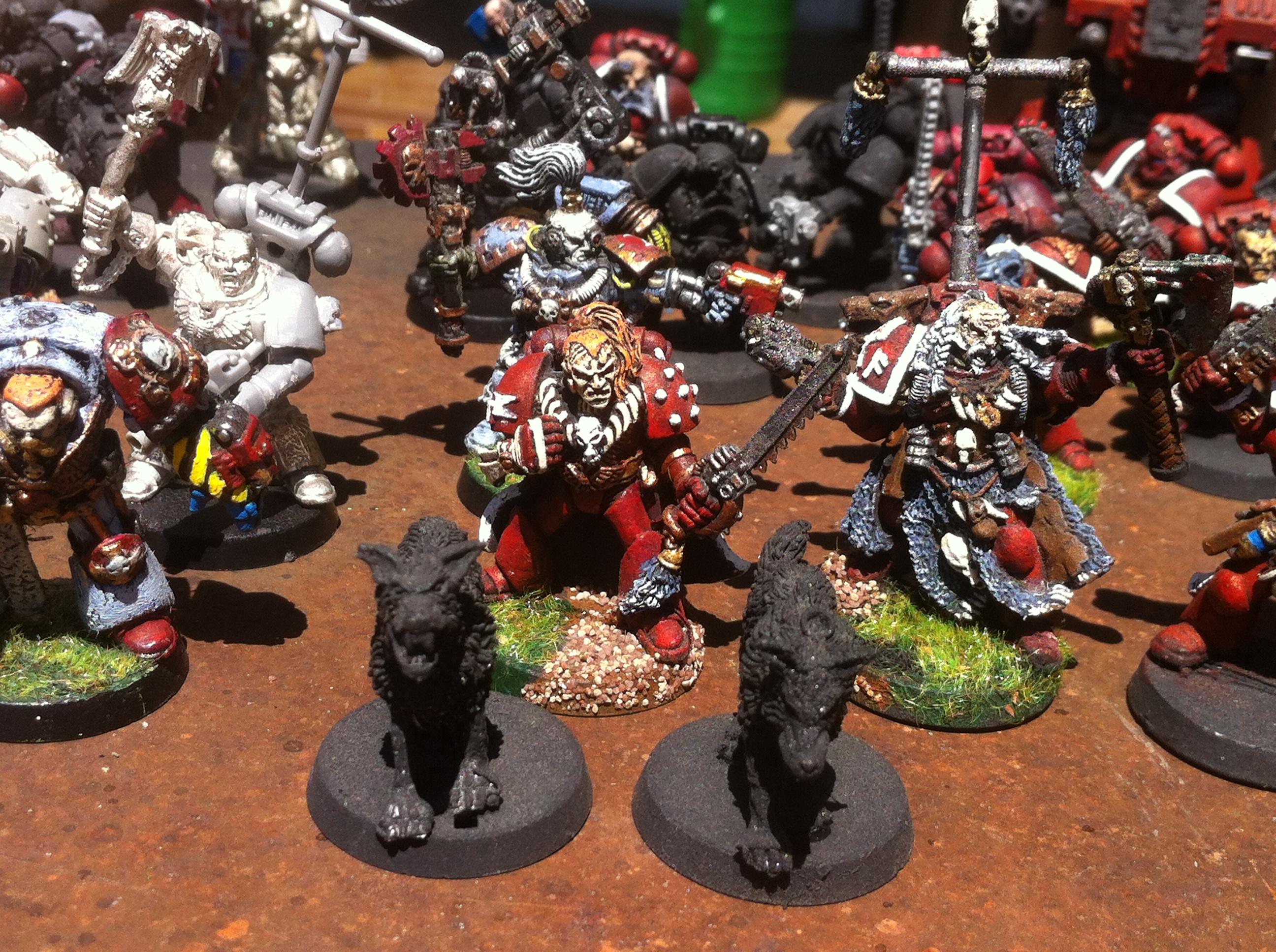 Conversion, Crazy, Dreadnought, Hands, Ih, Iron, Mad, Old, Oldhammer, Parts, Red, Sarkophagus, School, Scratch, Space, Space Marines, Wolfbrothers, Wolves