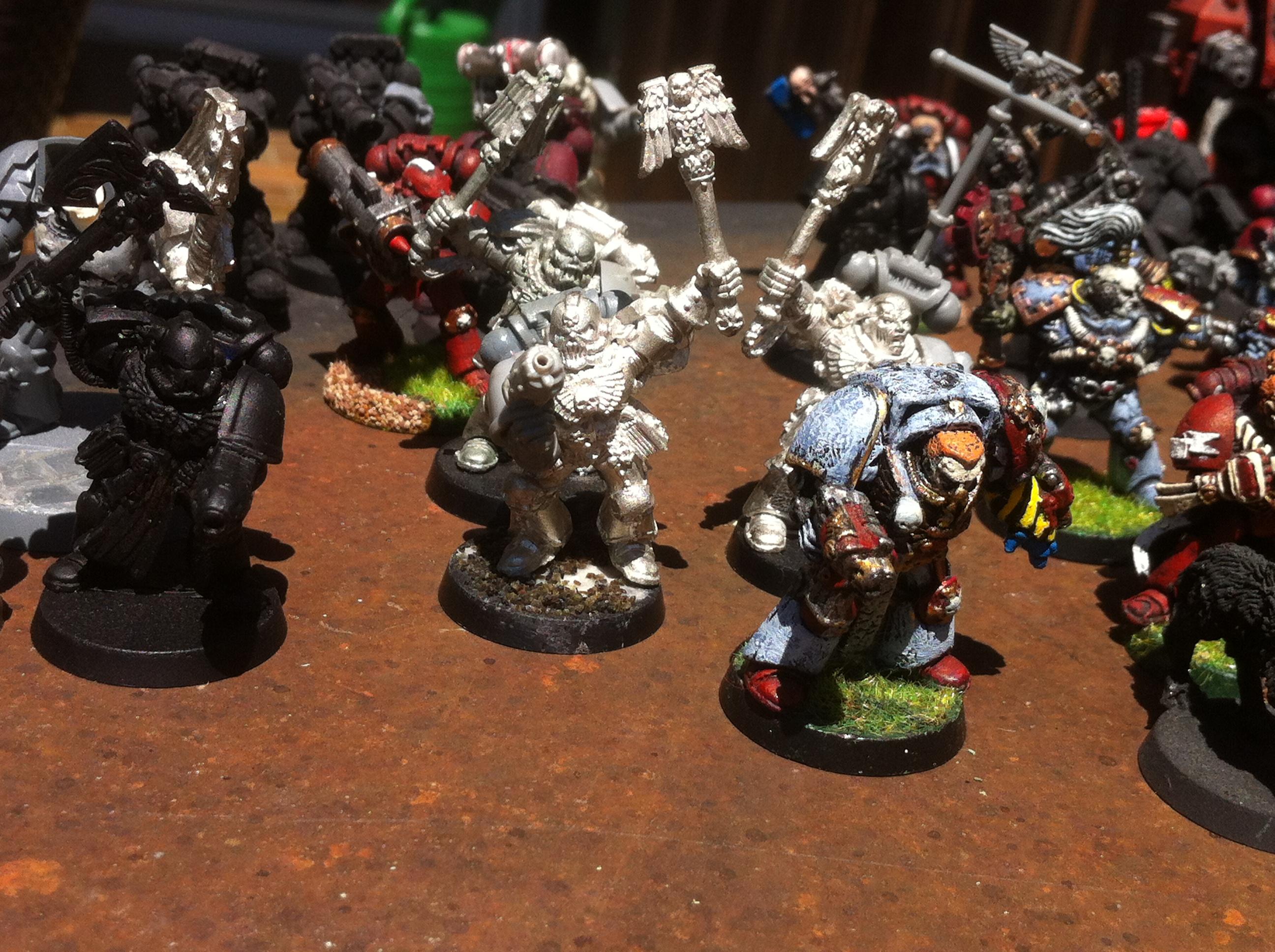 Conversion, Crazy, Dreadnought, Hands, Ih, Iron, Mad, Old, Oldhammer, Parts, Red, Sarkophagus, School, Scratch, Space, Space Marines, Wolfbrothers, Wolves