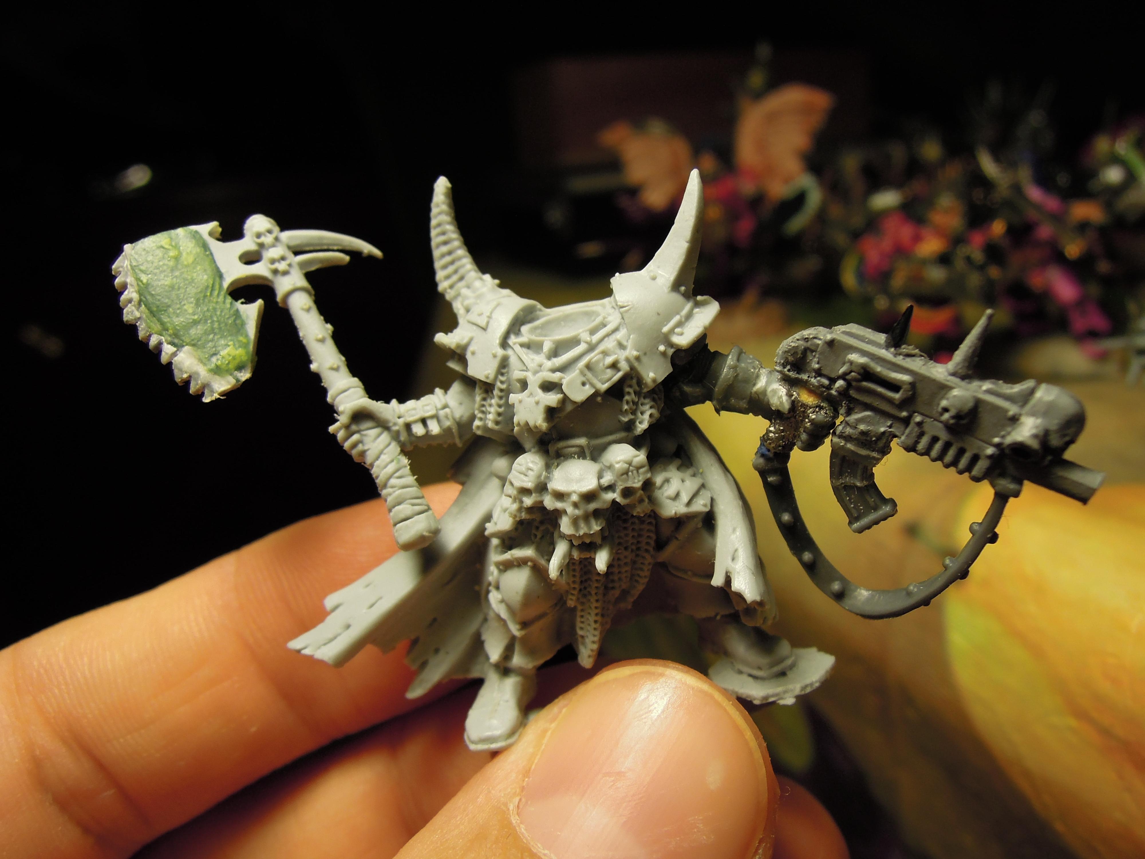 Aspiring Champion, Axe, Berserk, Berserkers, Berzerk, Berzerker, Blood For The Blood God, Bolter, Chaos, Chaos Space Marines, Conversion, Finecast, Heresy, Heretic Astartes, Infantry, Khorne, Skulls For Skull Throne, Traitor Legions, Warhammer 40,000, Work In Progress, World Eaters