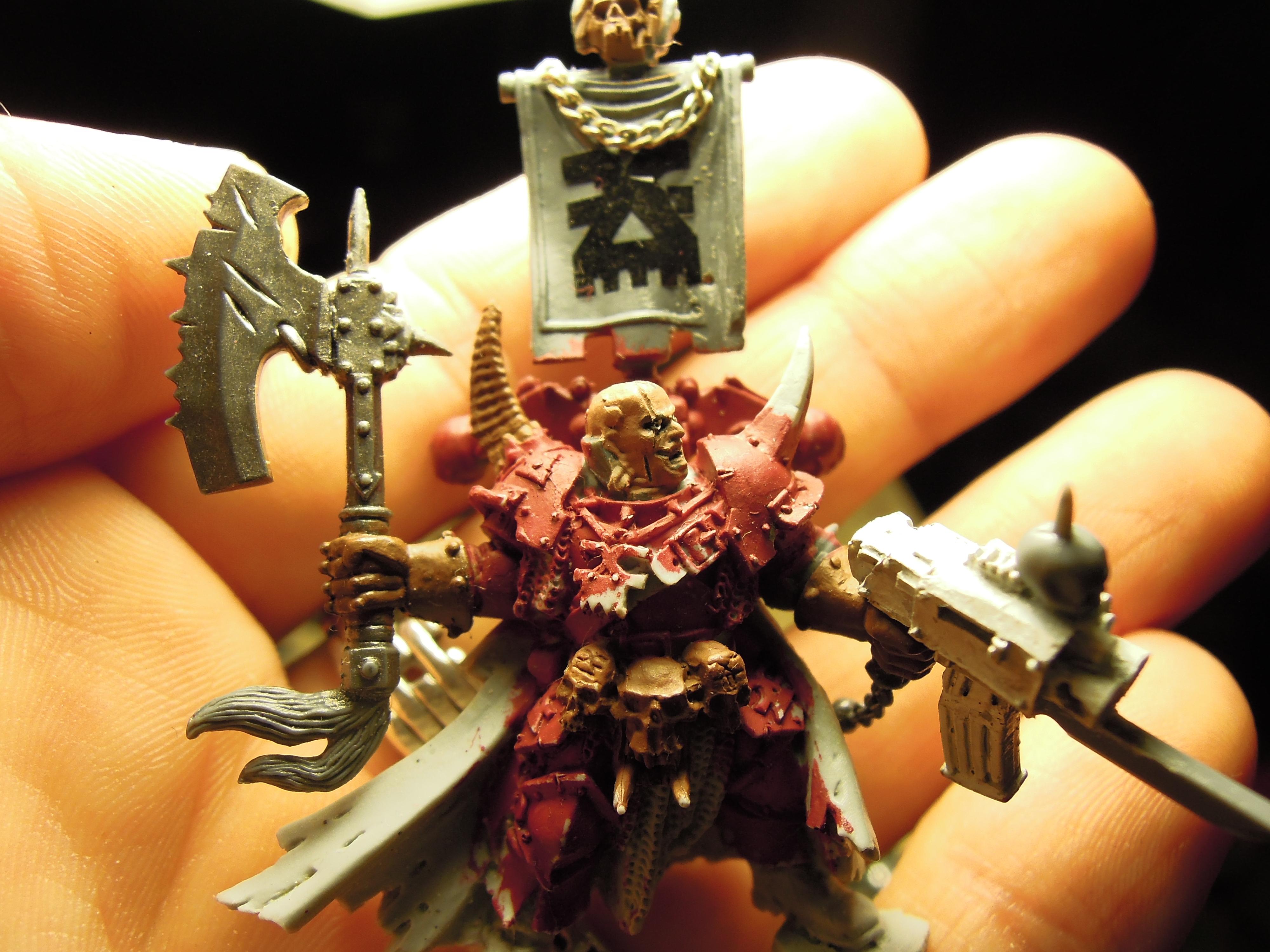 Aspiring Champion, Axe, Banner, Berserk, Berserkers, Berzerk, Berzerker, Blood For The Blood God, Chaos, Chaos Space Marines, Conversion, Finecast, Heresy, Heretic Astartes, Infantry, Khorne, Skull, Skulls For Skull Throne, Storm Bolter, Traitor Legions, Warhammer 40,000, Work In Progress, World Eaters
