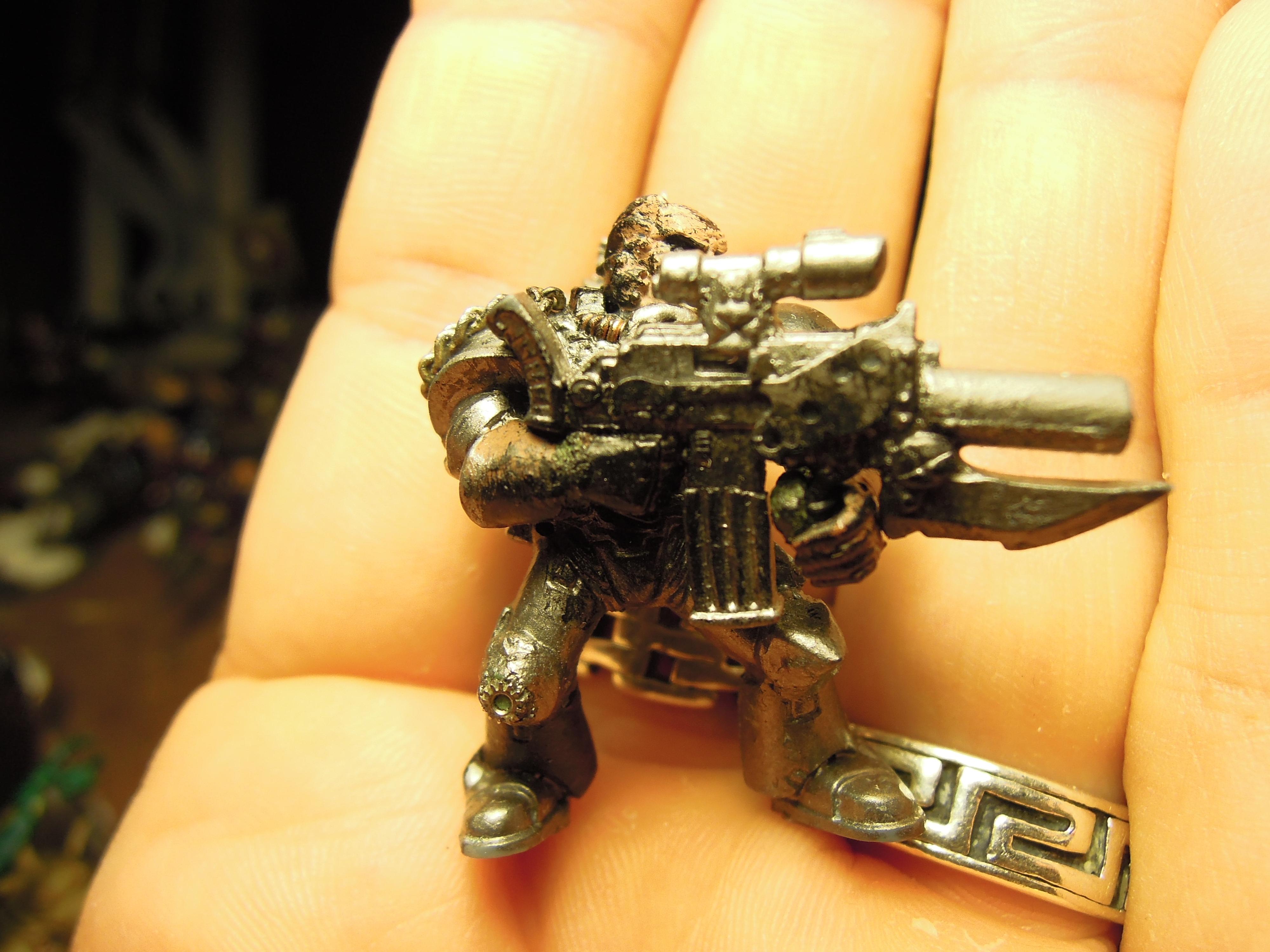 Bayonet, Bolter, Chaos, Chaos Space Marines, Chaos Undivided, Conversion, Heresy, Heretic Astartes, Infantry, Iron Warriors, Iron Within, Iron Without!, Kitbash, Scope, Silencer, Traitor Legions, Warhammer 40,000, Work In Progress