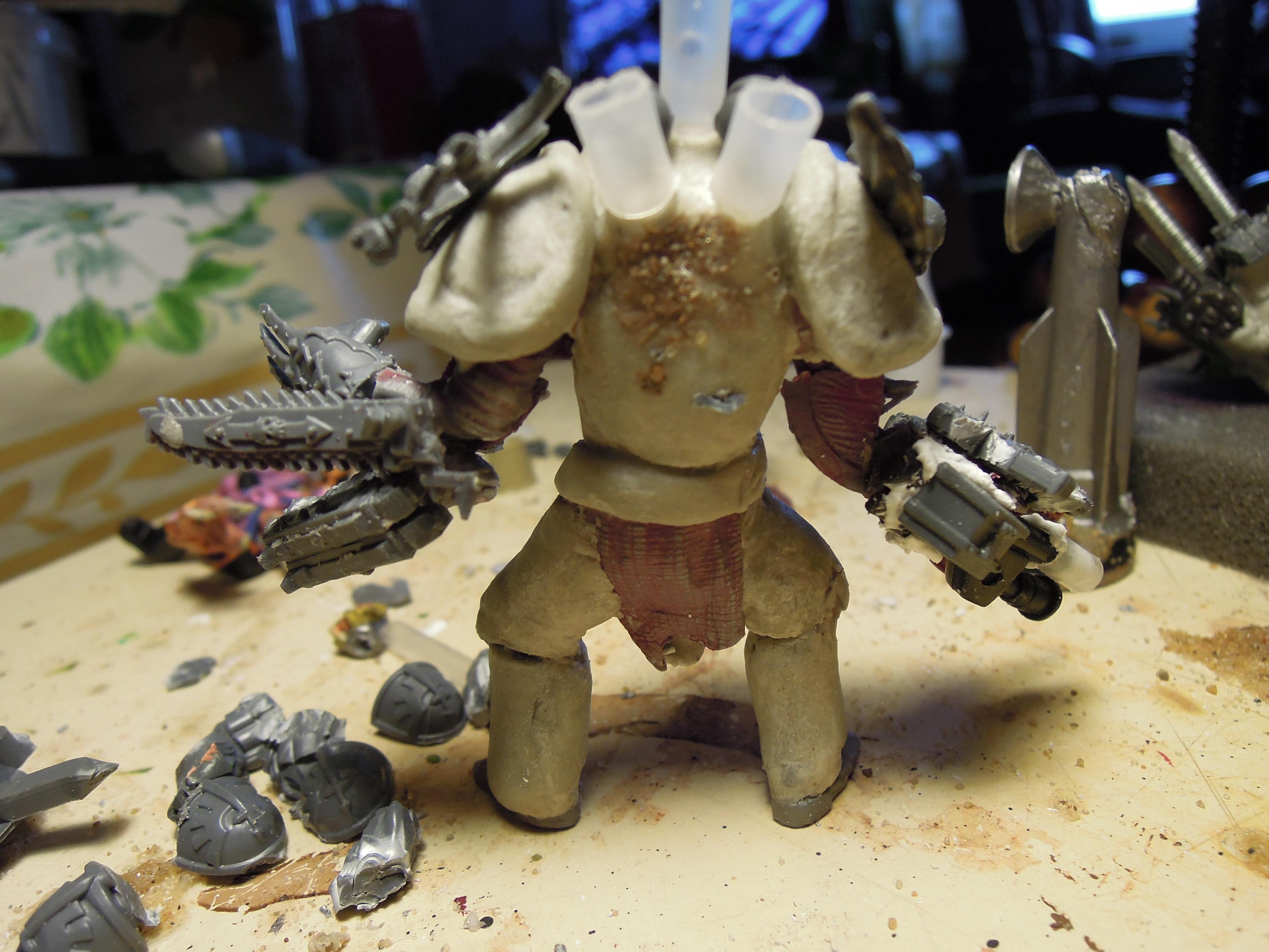 Chaos, Chaos Space Marines, Conversion, Emperor's Children, Heavy Support, Heresy, Heretic Astartes, Infantry, Kitbash, Obliterators, Organ, Perfection Or Death, Scratch Build, Sculpting, Slaanesh, Technolog, Traitor Legions, Warhammer 40,000, Work In Progress