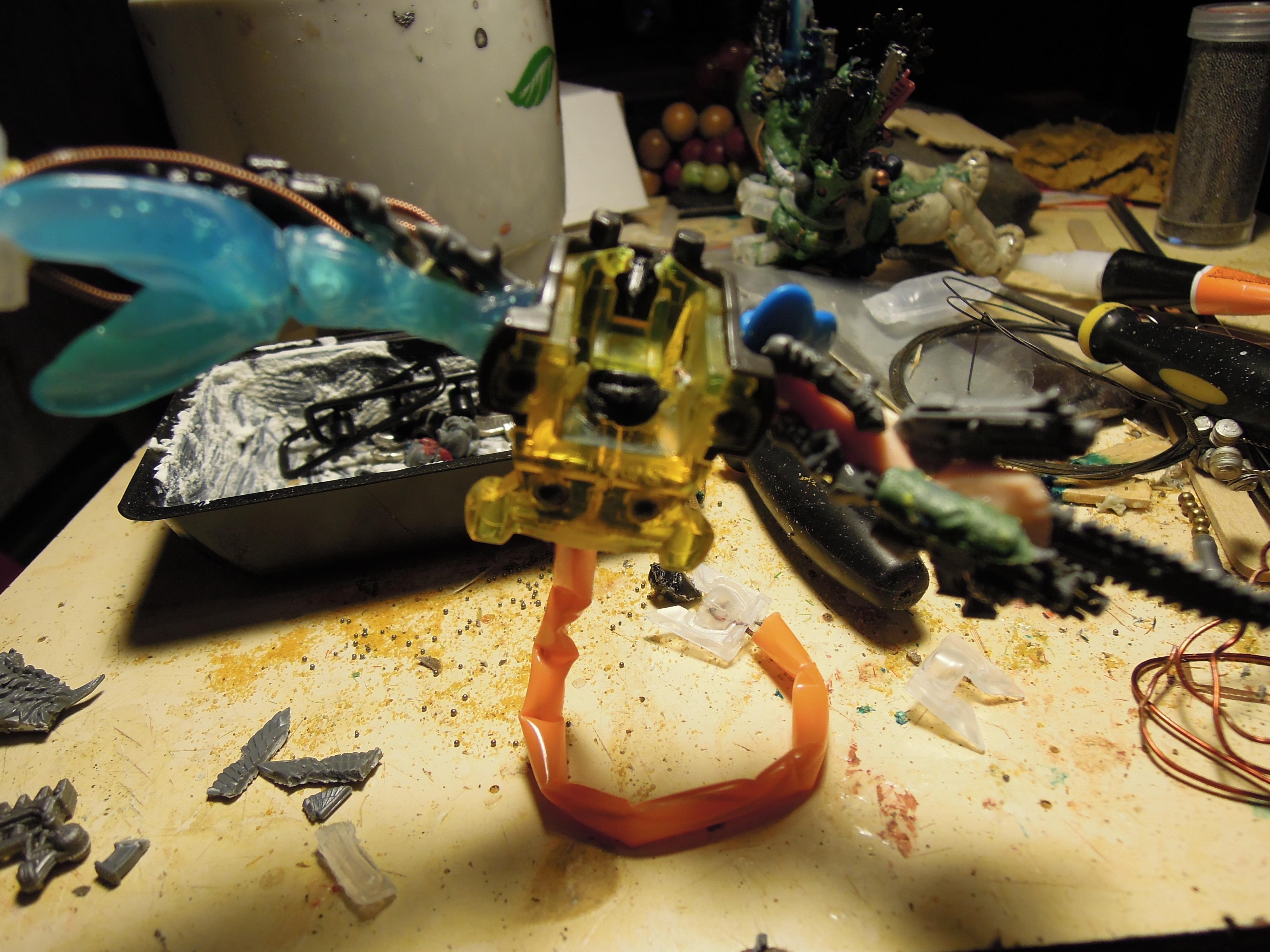 Blurred Photo, Chaos, Chaos Space Marines, Conversion, Emperor's Children, Heavy Support, Heresy, Heretic Astartes, Infantry, Kitbash, Obliterators, Organ, Perfection Or Death, Scratch Build, Serpent, Slaanesh, Traitor Legions, Warhammer 40,000, Work In Progress