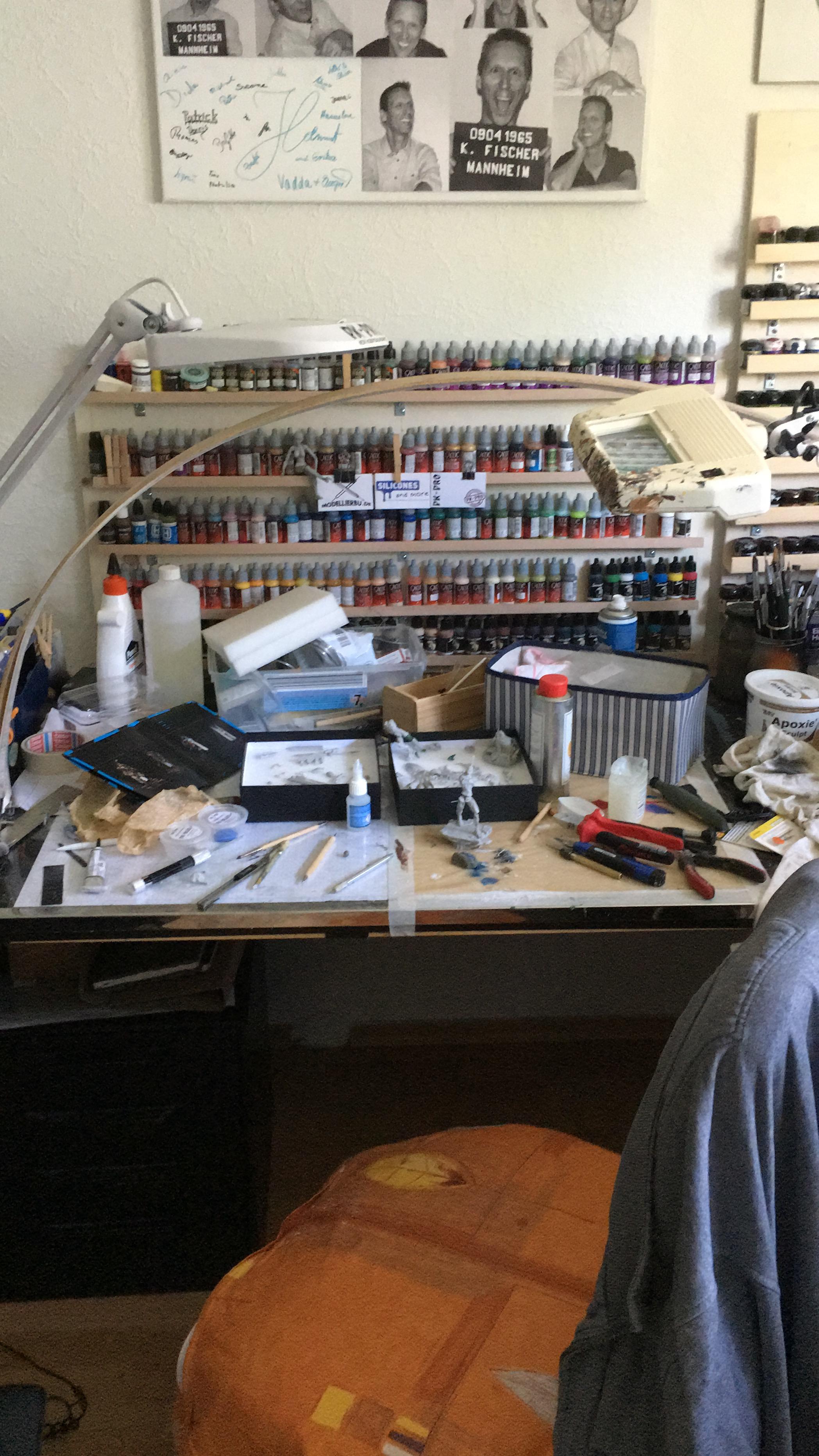 My desk is a mess
