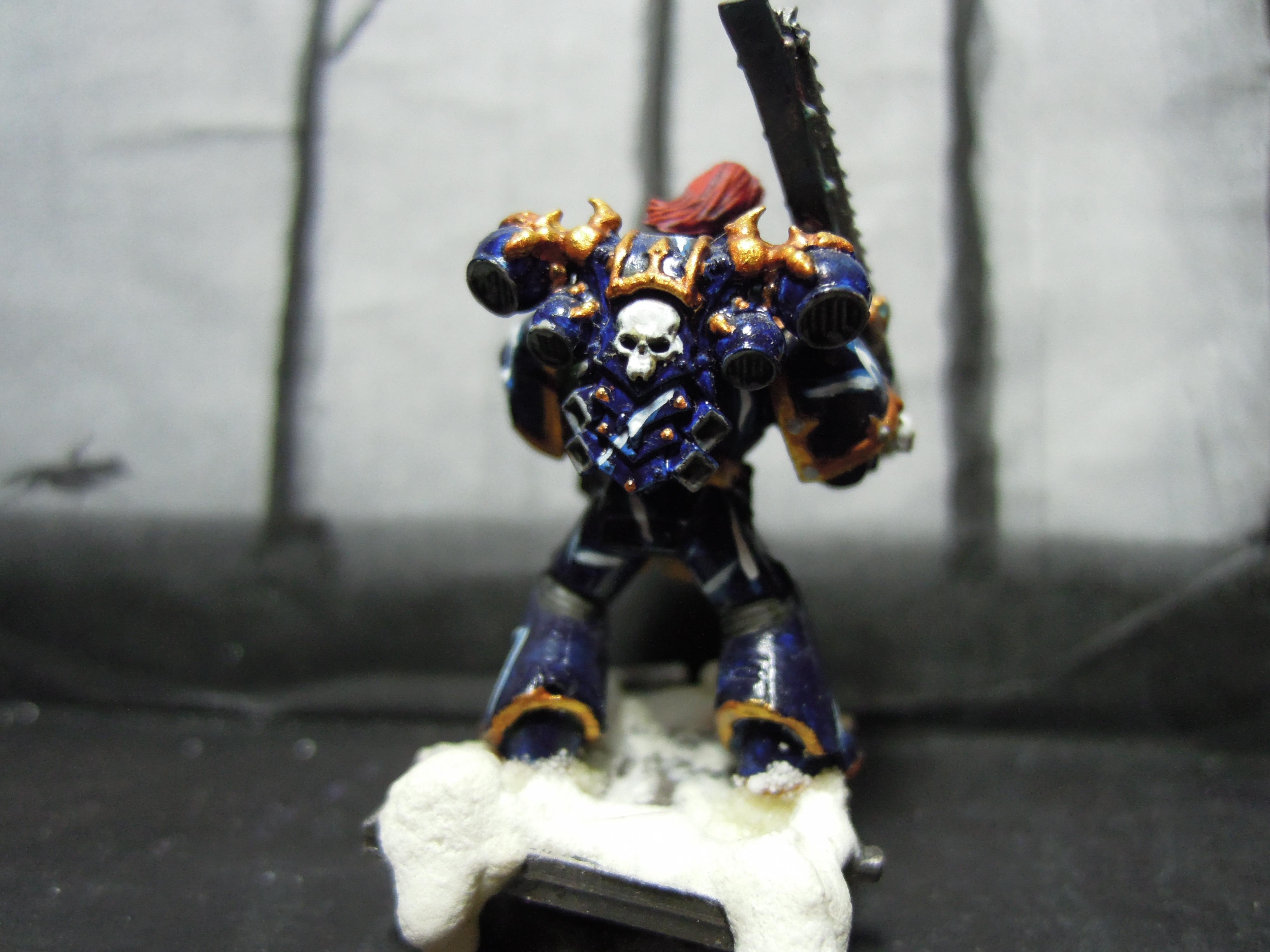 Ave Dominus Nox, Chaos, Chaos Space Marines, Chaos Undivided, Conversion, Heresy, Infantry, Kitbash, Night Lords, Snow, Traitor Legions, Warhammer 40,000