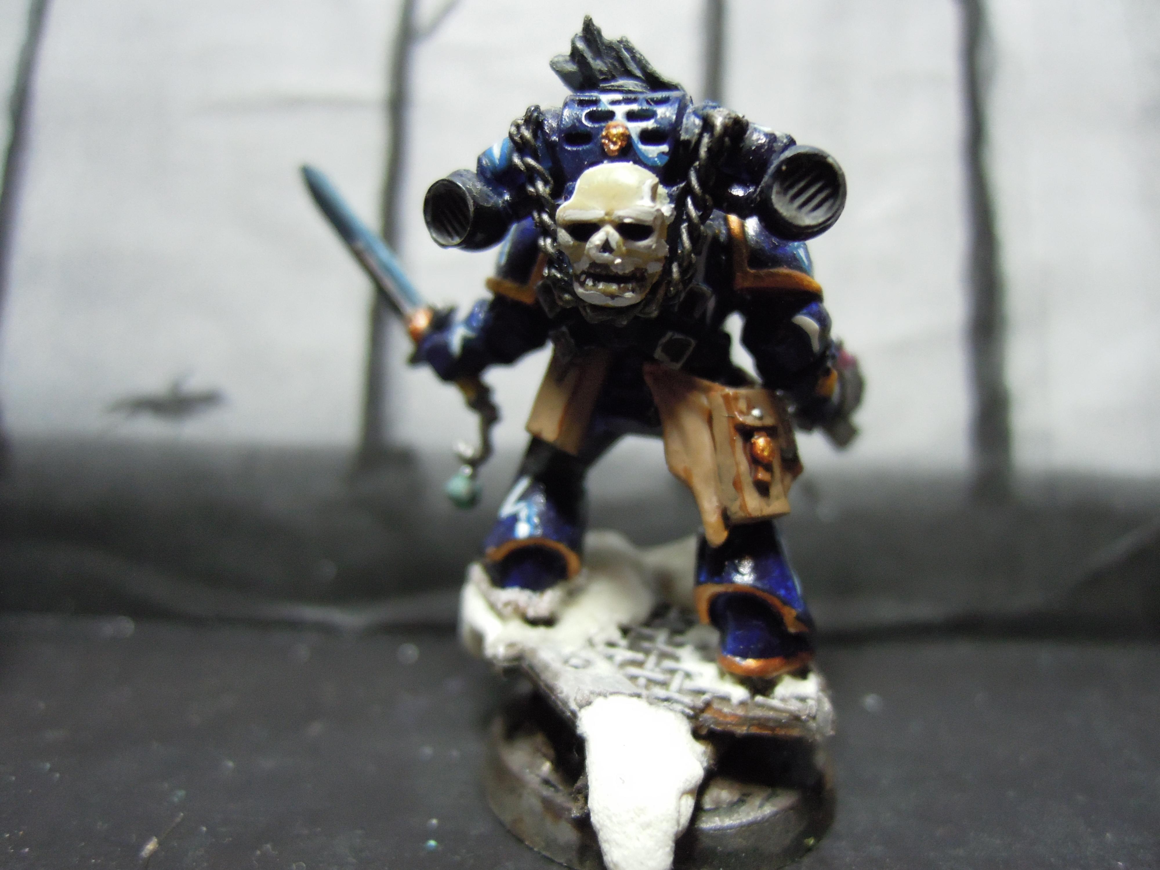 Ave Dominus Nox, Chaos, Chaos Space Marines, Chaos Undivided, Conversion, Heresy, Infantry, Kitbash, Night Lords, Plasma Pistol, Power Sword, Snow, Traitor Legions, Warhammer 40,000