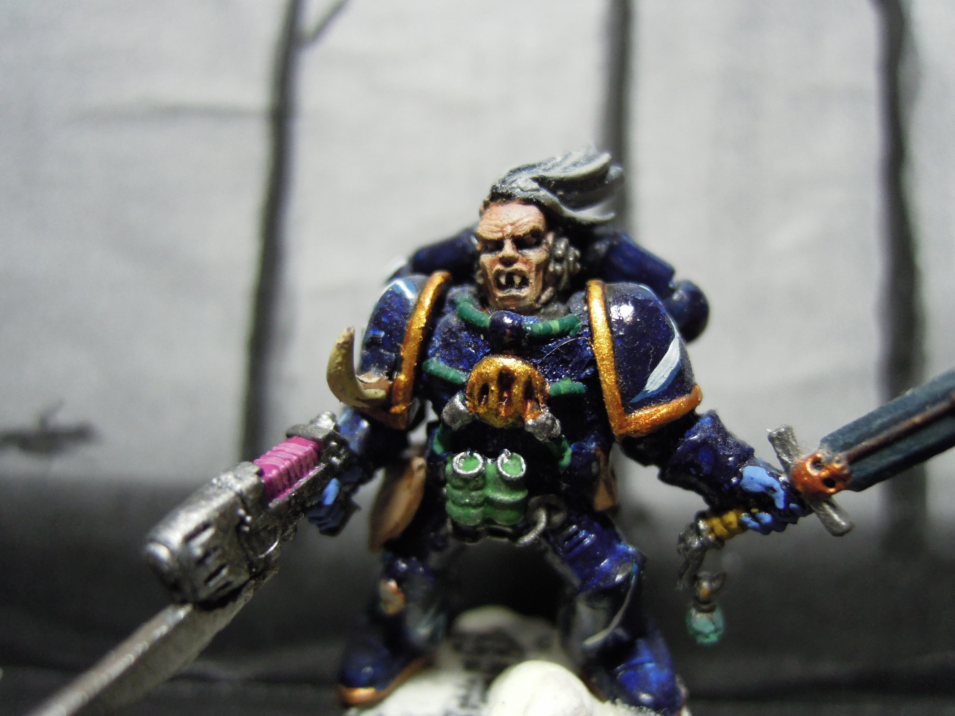 Ave Dominus Nox, Chaos, Chaos Space Marines, Chaos Undivided, Conversion, Heresy, Infantry, Kitbash, Night Lords, Plasma Pistol, Power Sword, Snow, Traitor Legions, Warhammer 40,000