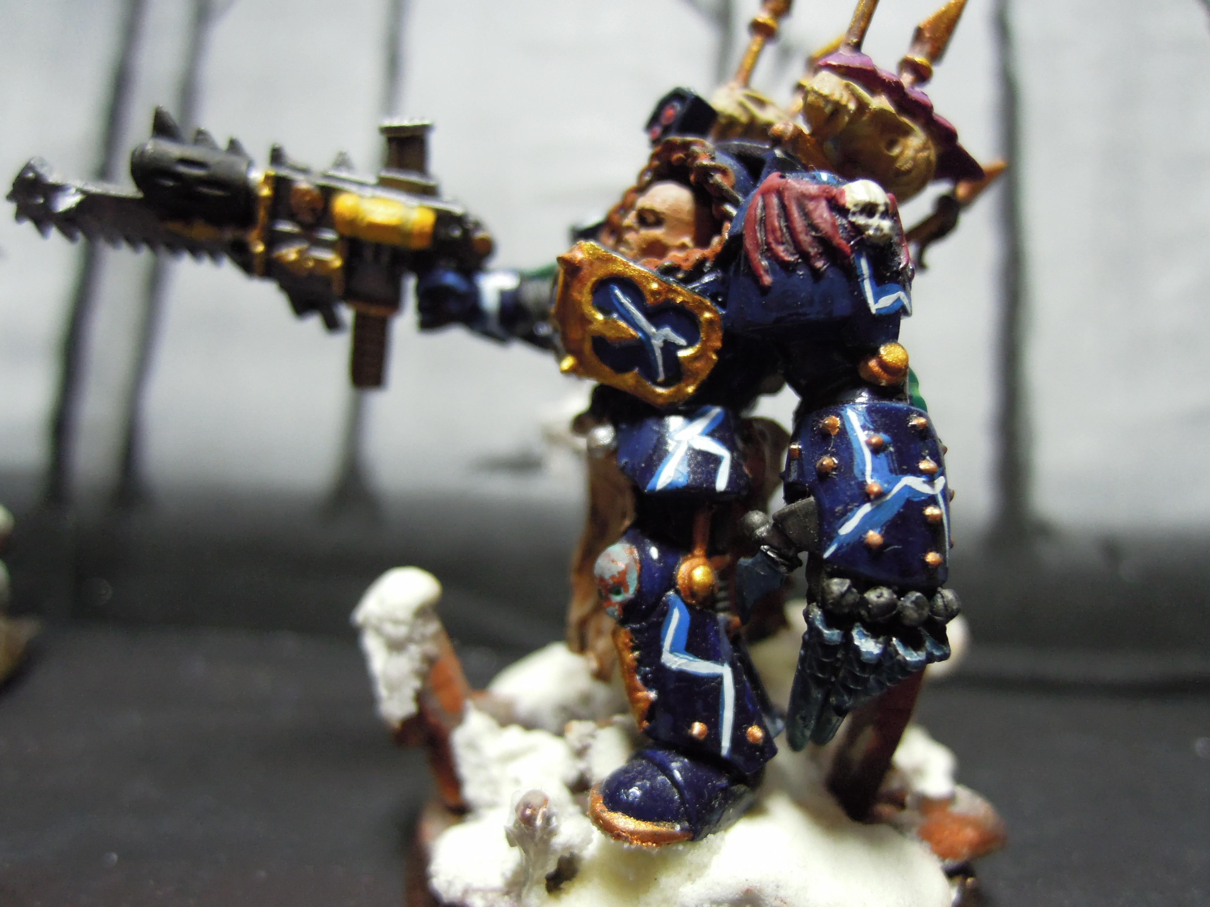 Ave Dominus Nox, Chaos, Chaos Space Marines, Chaos Undivided, Claw, Conversion, Dark Vengeance, Heresy, Infantry, Kitbash, Lightning Claws, Night Lords, Power Fist, Snow, Talon, Terminator Armor, Traitor Legions, Warhammer 40,000