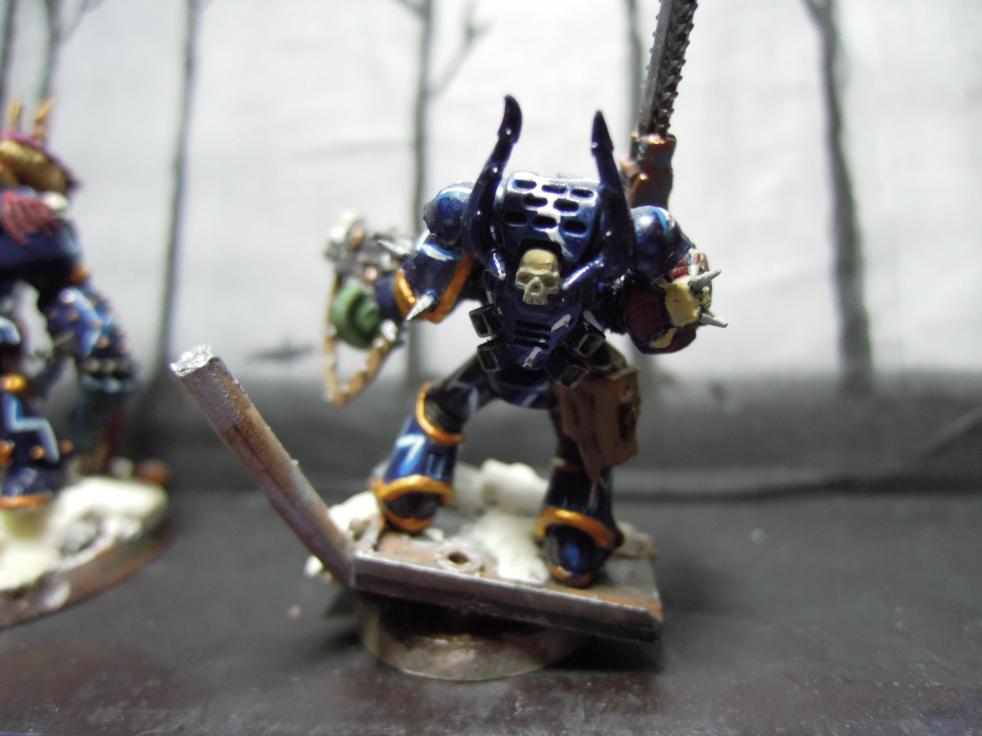 Ave Dominus Nox, Bolter, Chaos, Chaos Space Marines, Chaos Undivided, Conversion, Cyrion, First Claw, Heresy, Infantry, Kitbash, Night Lords, Renegade, Snow, Traitor Legions, Warhammer 40,000