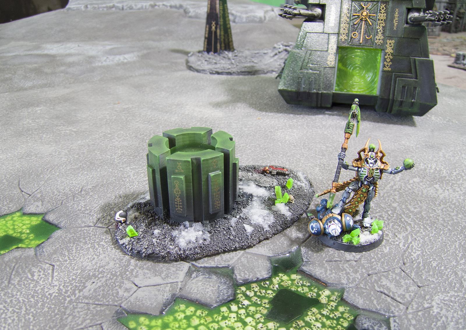 3d Printed, Led Lighting, Necrons, Scatter Terrain