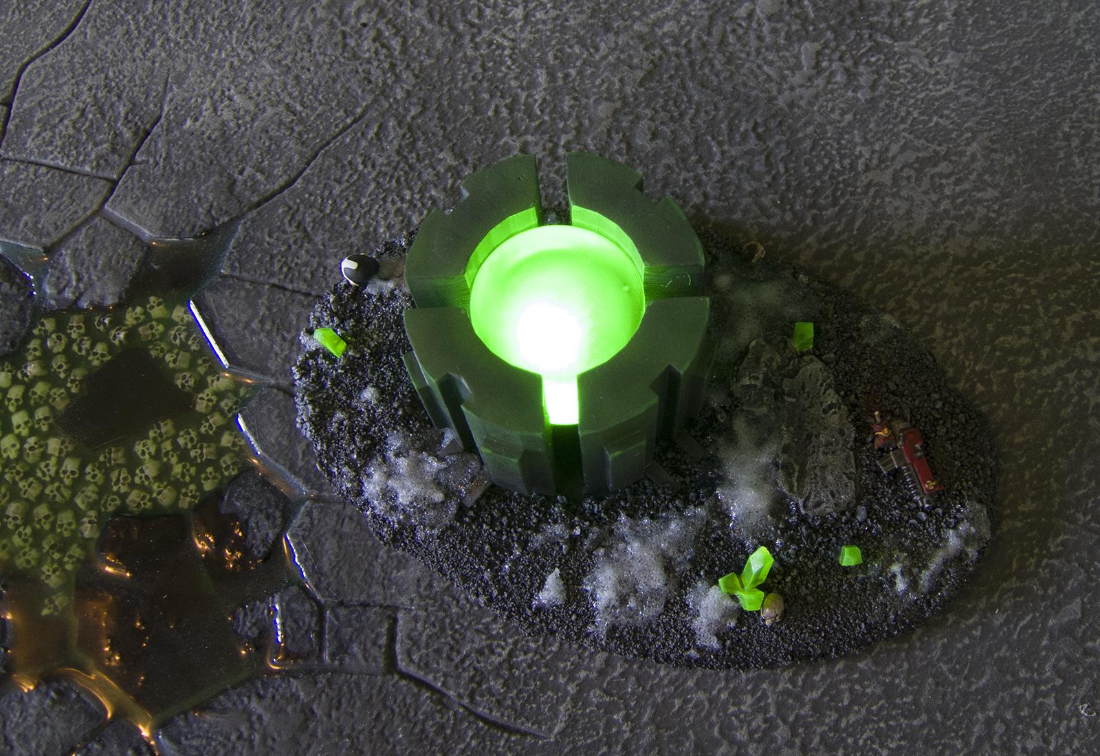 3d Printed, Led Lighting, Necrons, Scatter Terrain