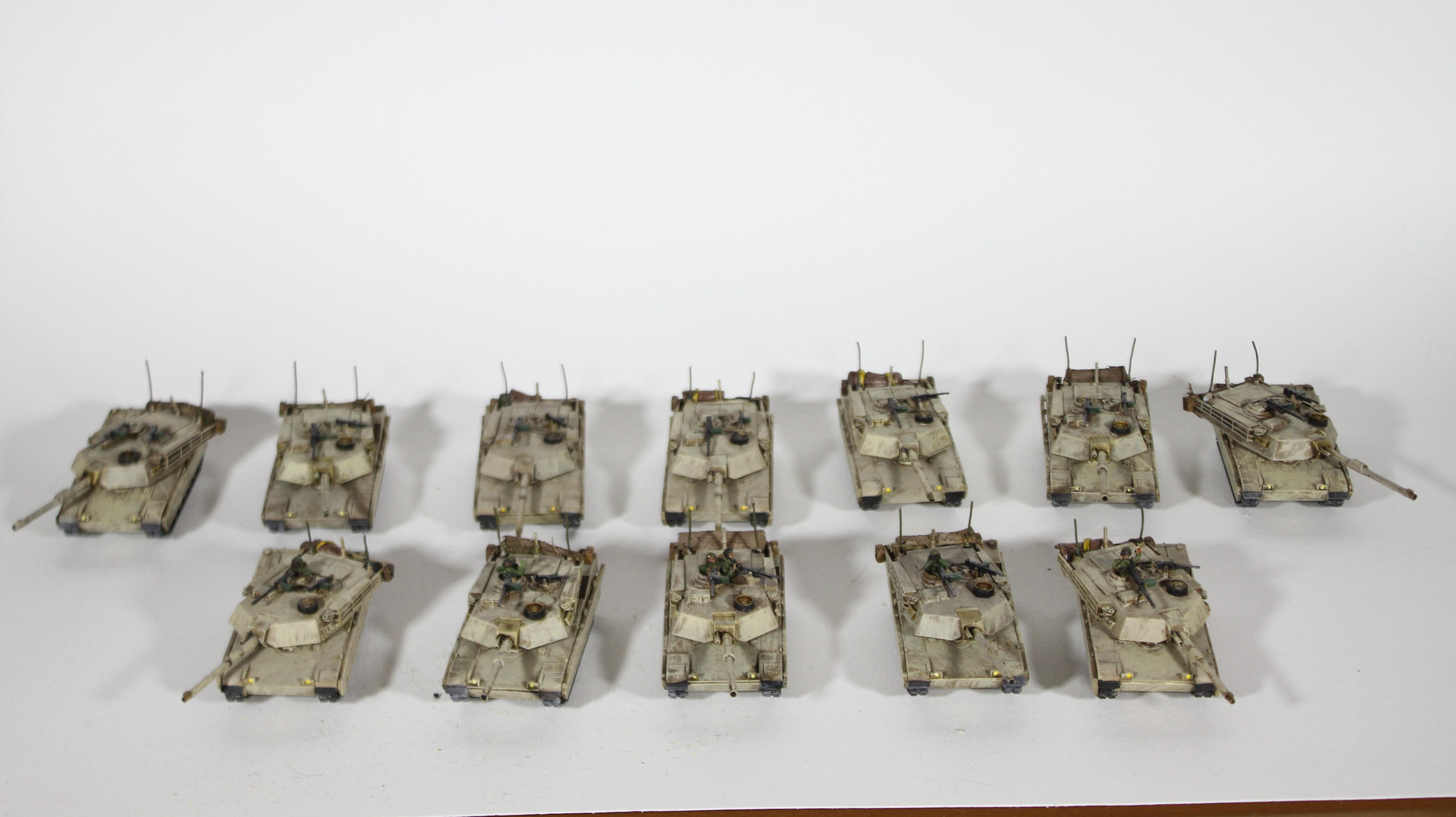 Abrams, Cold War, Flames Of War, Modern, Tan, Tank, Team Yankee