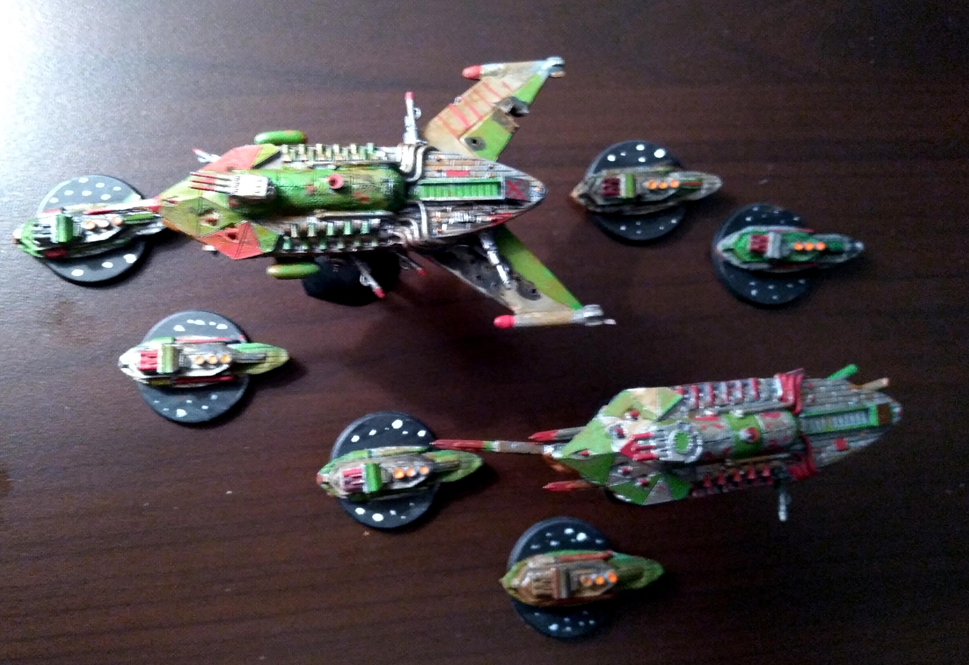 Battlefleet Gothic, Orks, Shroud Mages, Uncharted Seas