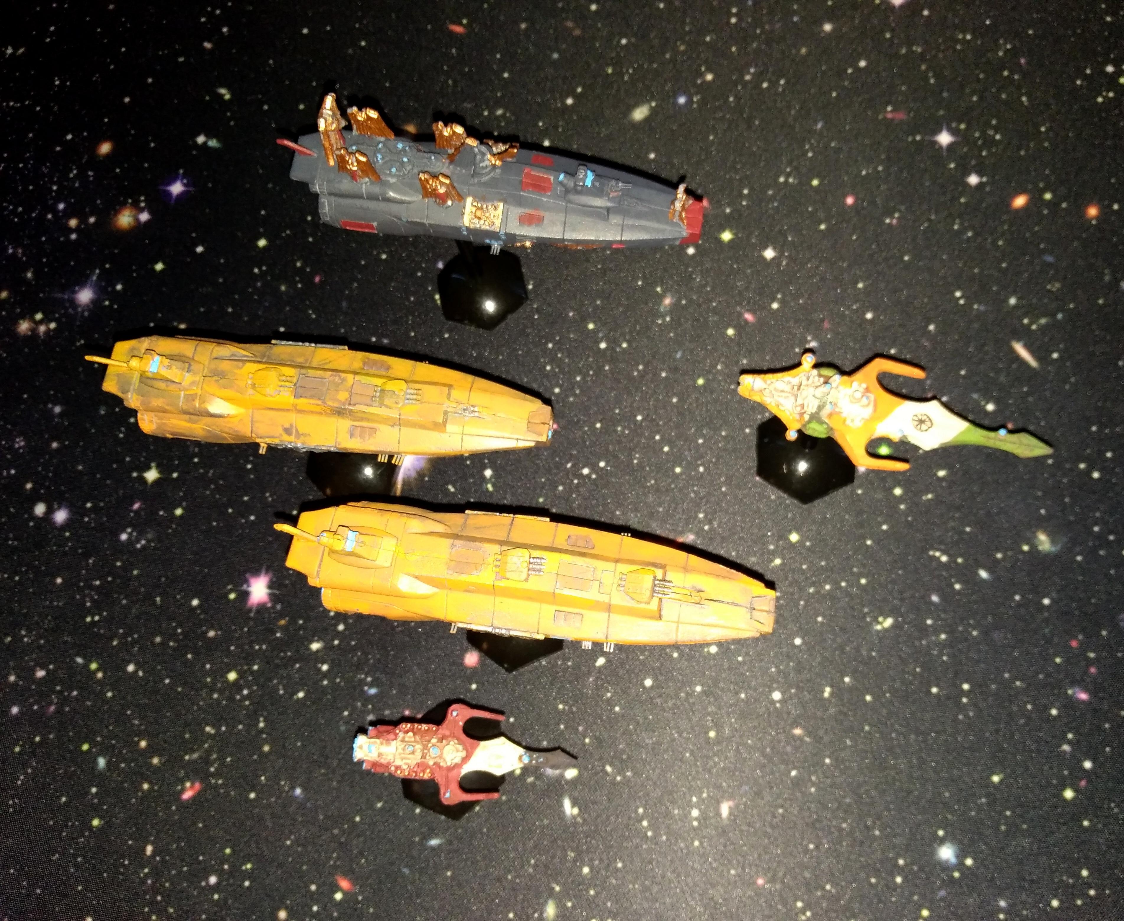 Bandai, Battlefleet Gothic, Mass Conveyor, Space Fleet, Yamato
