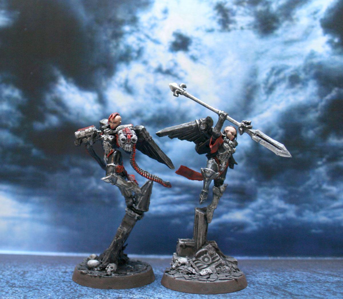 Adepta Sororitas, Scratch Build, Seraphim, Sisters Of Battle