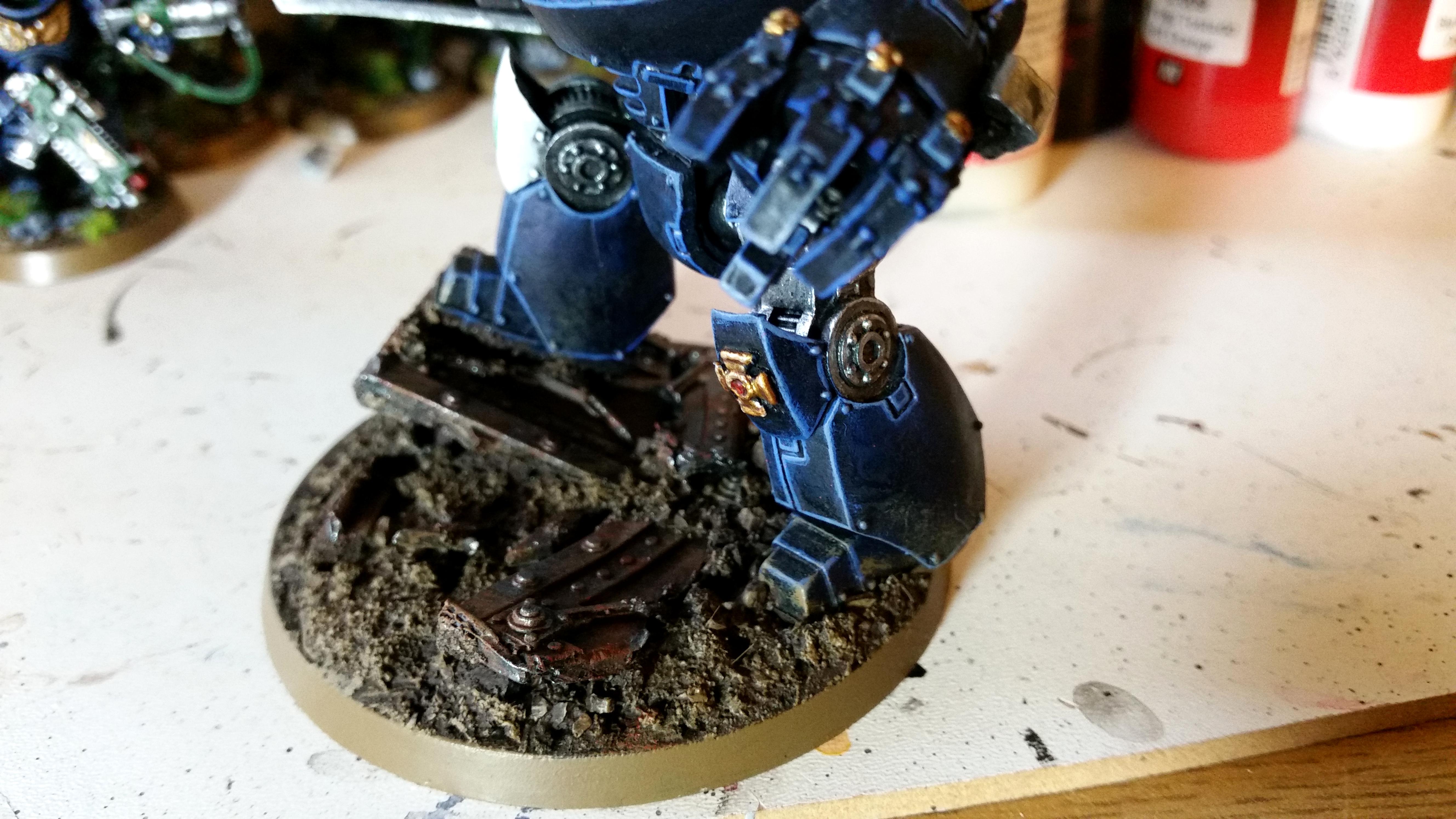 Contemptor, Forgeworld. Space Marines. Ultramarines., Work In Progress