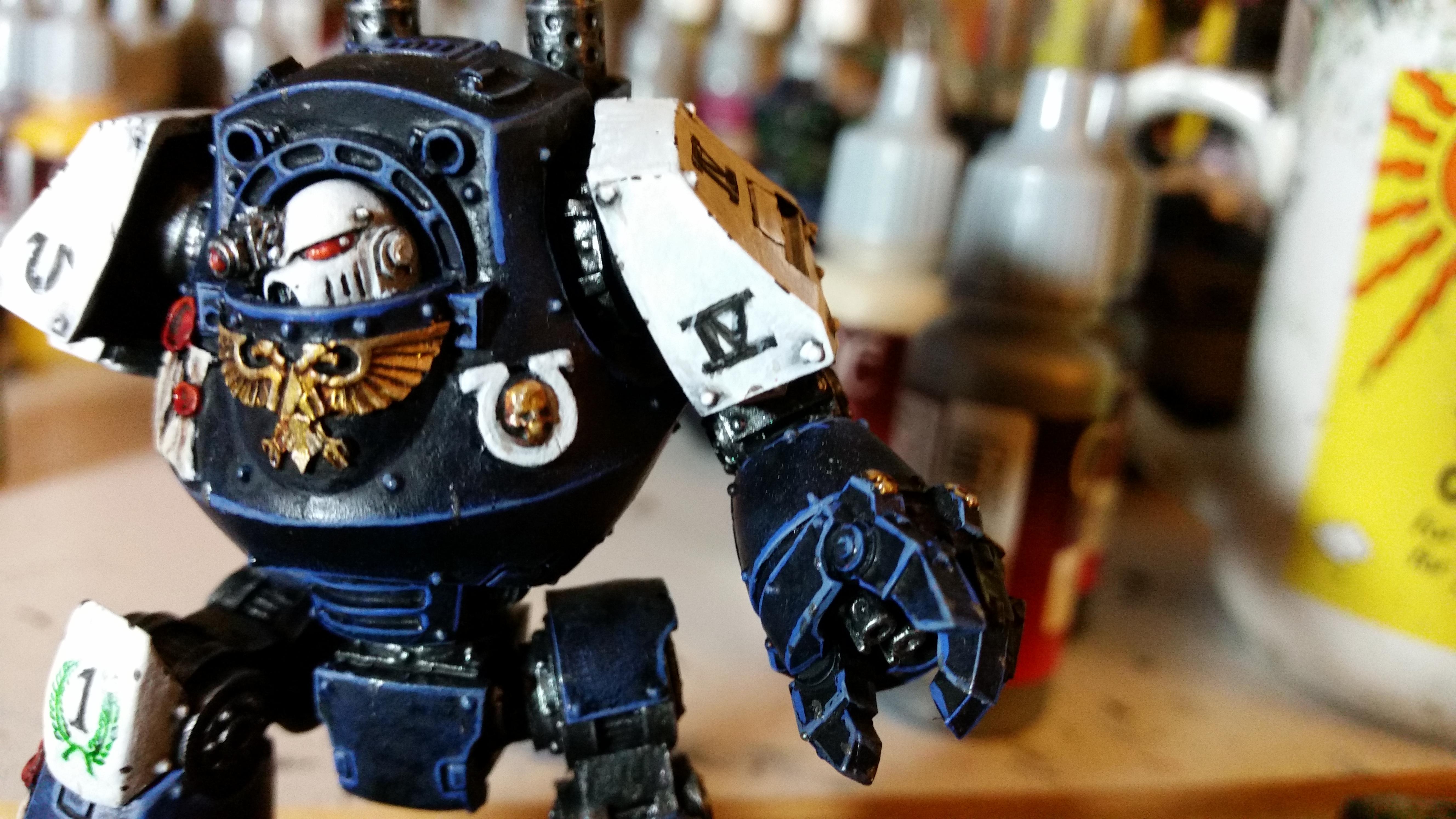 Contemptor, Forgeworld. Space Marines. Ultramarines., Work In Progress