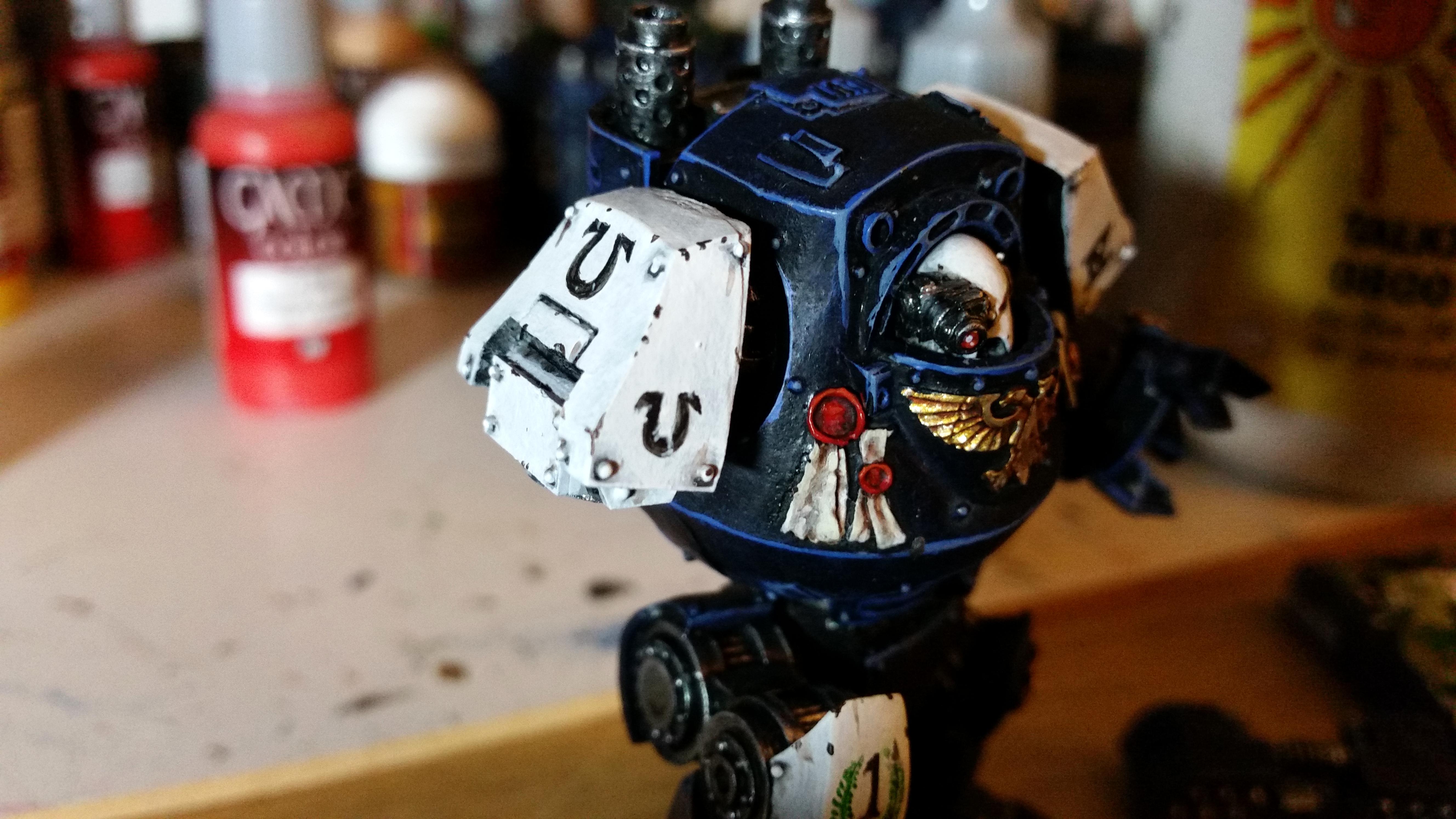 Contemptor, Forgeworld. Space Marines. Ultramarines., Work In Progress