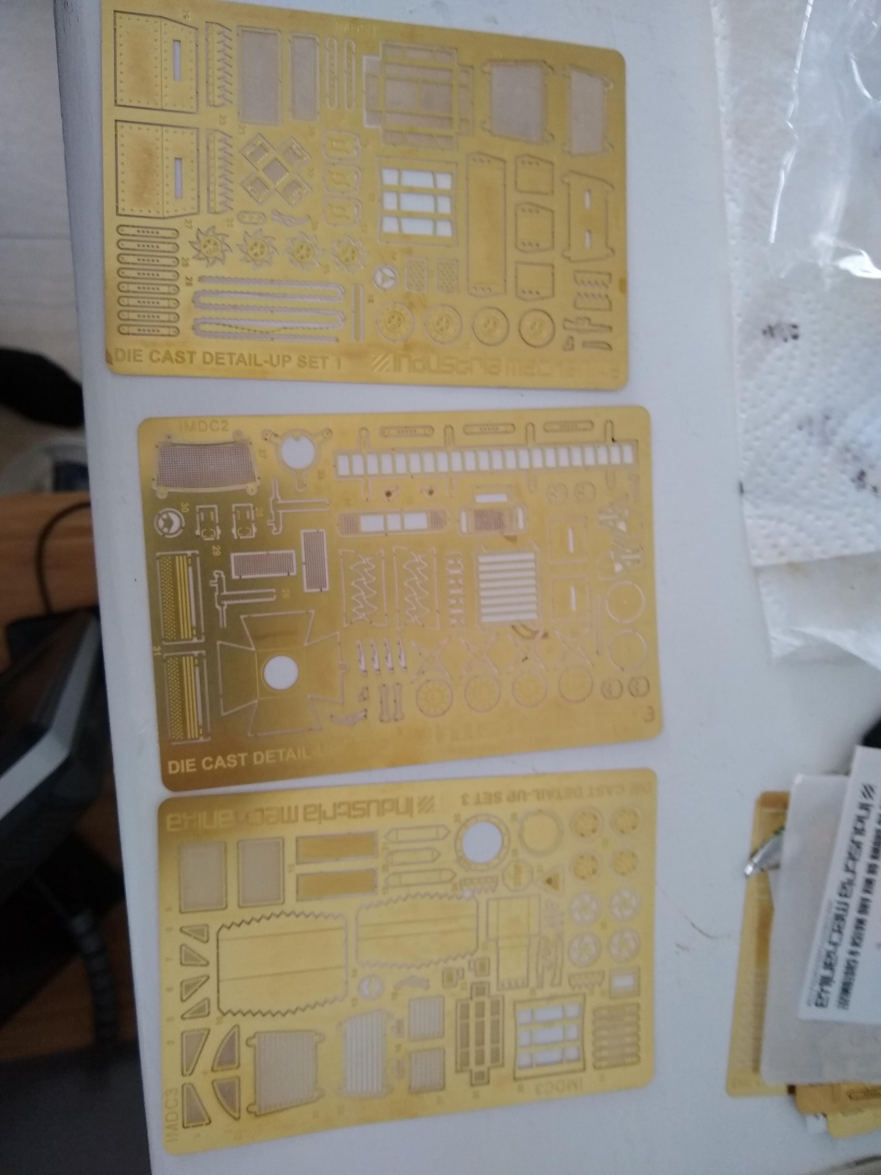 Secret weapon brass etch