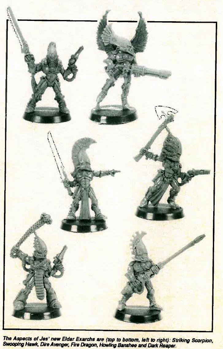 Copyright Games Workshop, Eldar, Exarchs, Retro Review, White Dwarf