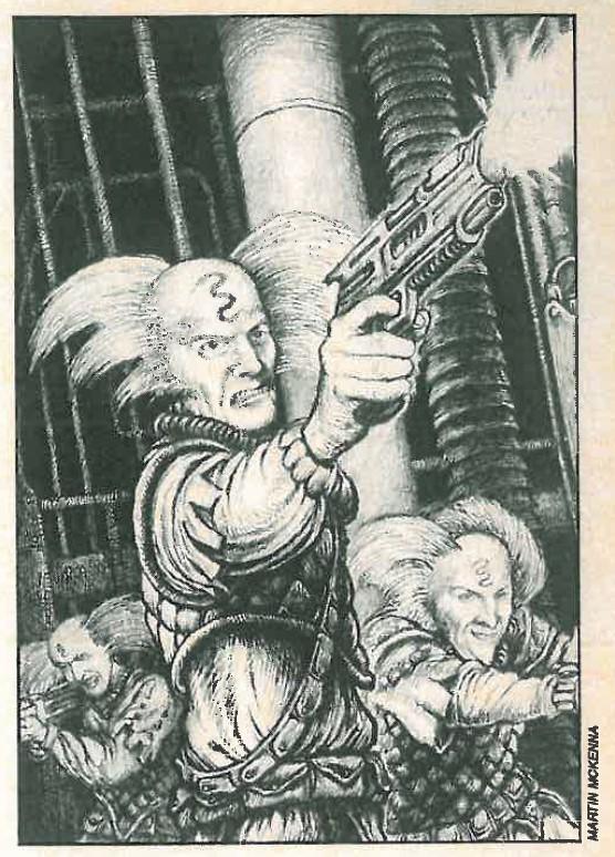 Confrontation, Copyright Games Workshop, Martin Mckenna, Necromunda, Retro Review, Warhammer 40,000, White Dwarf
