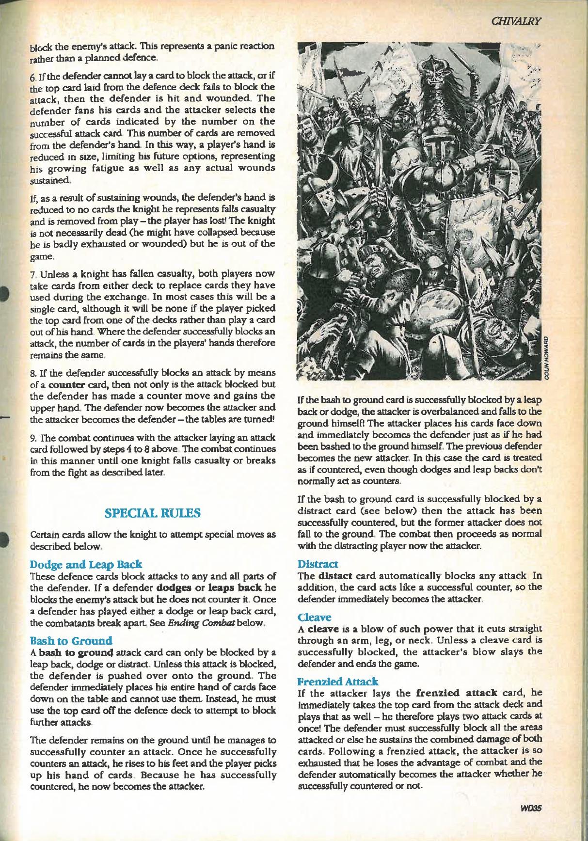 Chivalry, Copyright Games Workshop, Retro Review, Warhammer Fantasy, White Dwarf