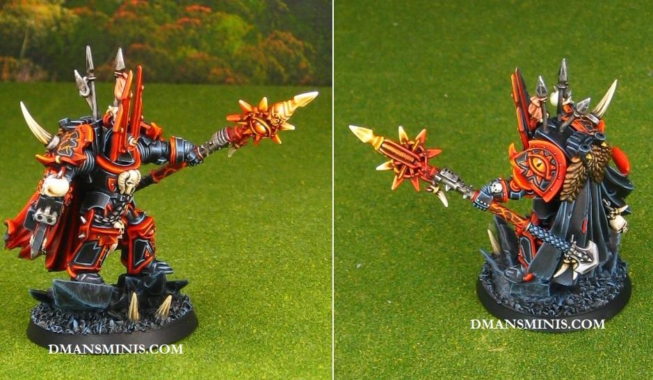 Chaos Space Marines Sorcerer in Terminator Armor