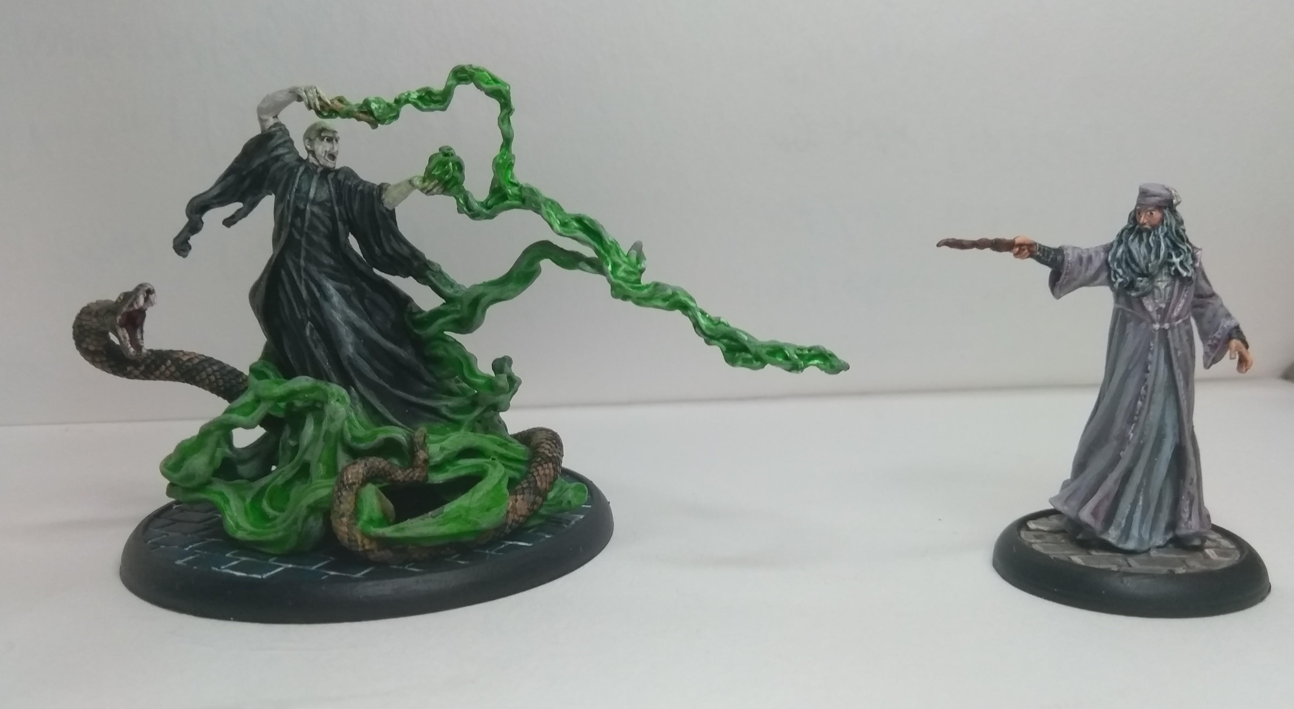 Voldemort and Dumbledore Dueling!