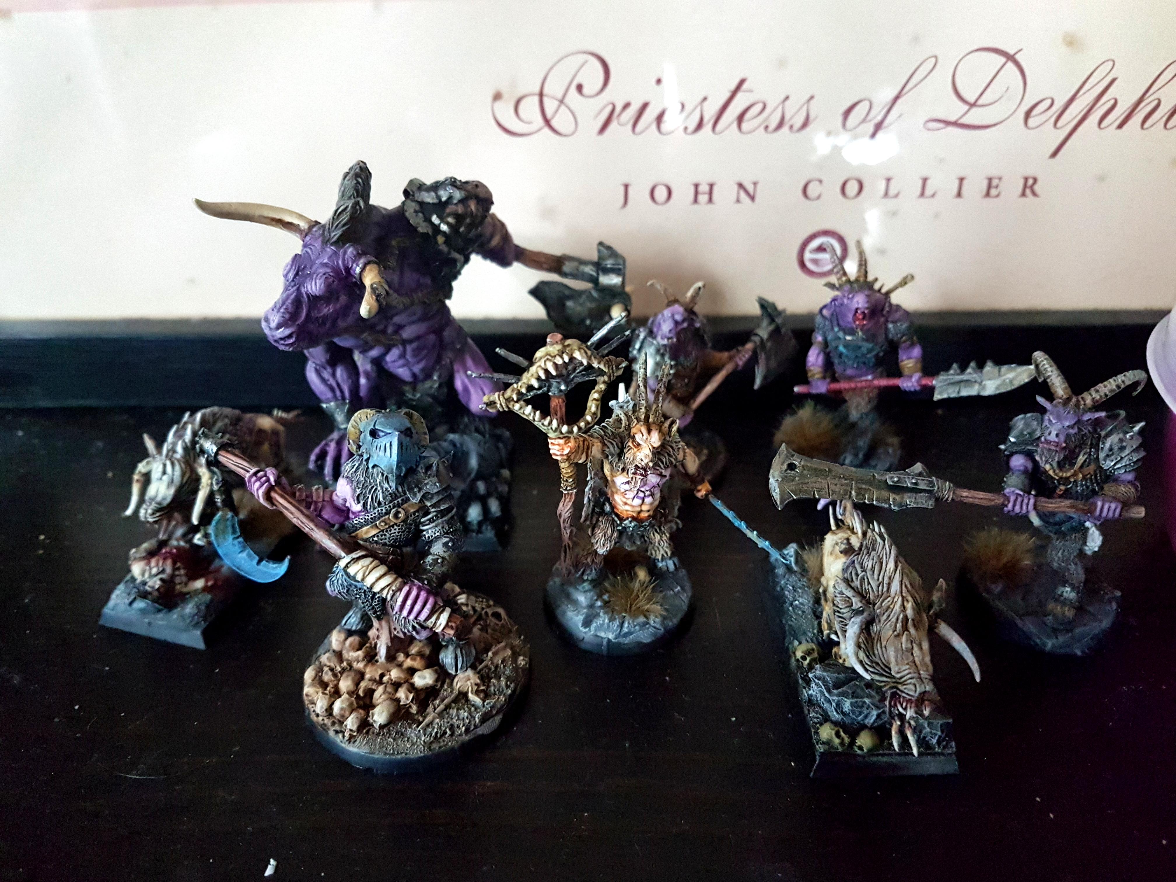 Beastmen, Beasts Of Chaos, Chaos, Conversion, Slaanesh