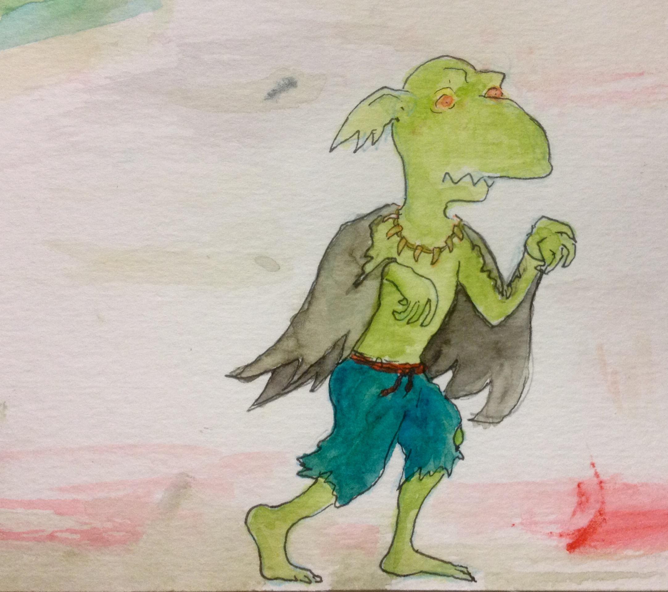 Cartoon, Drawing, Fiction, Graphic, Grots, Humour, Illustration, Orks, Sketch
