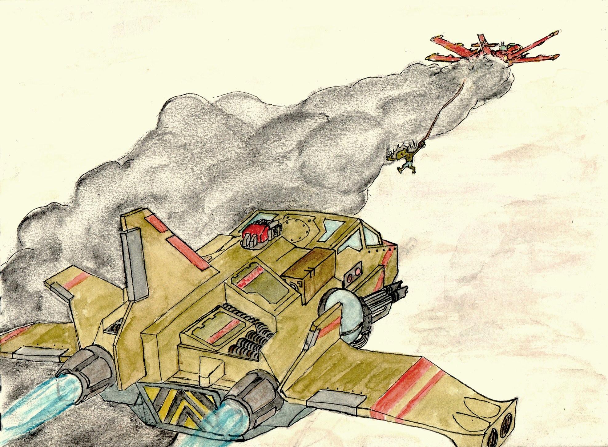 Cartoon, Drawing, Fiction, Graphic, Grots, Humour, Illustration, Orks, Sketch