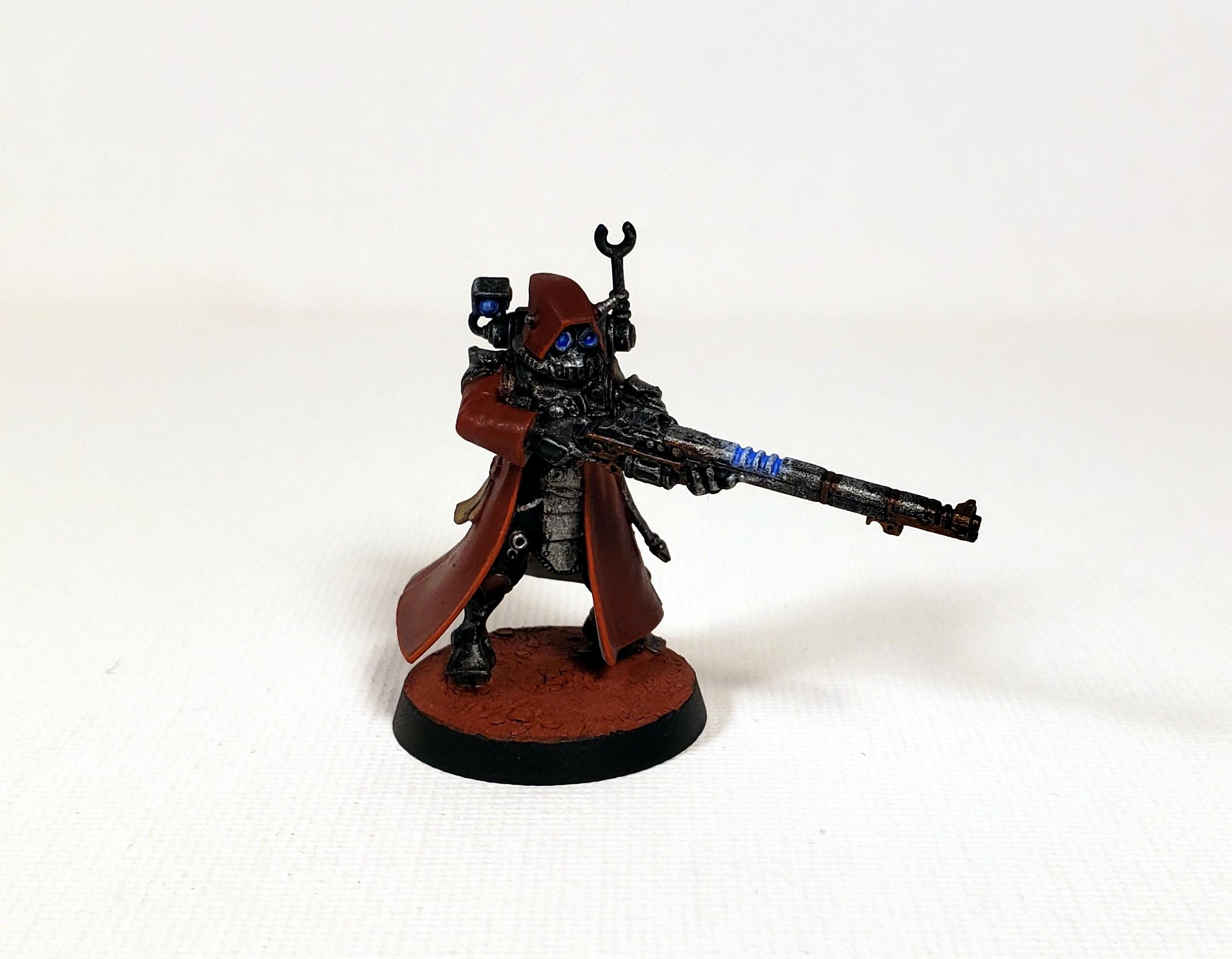 Admech, Skitarii, First Skitarius Painted and Based 01