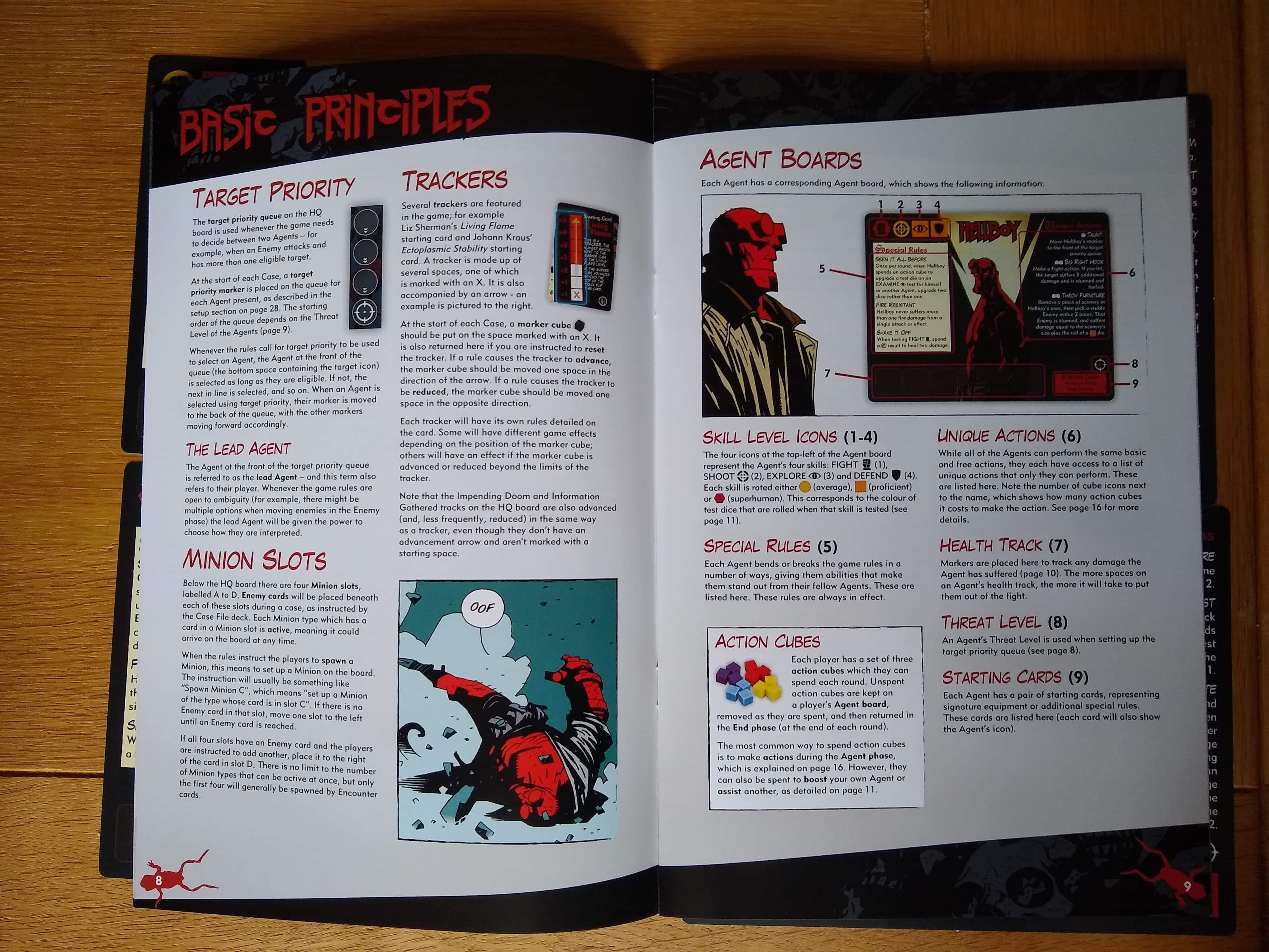 Hellboy rulebook interior